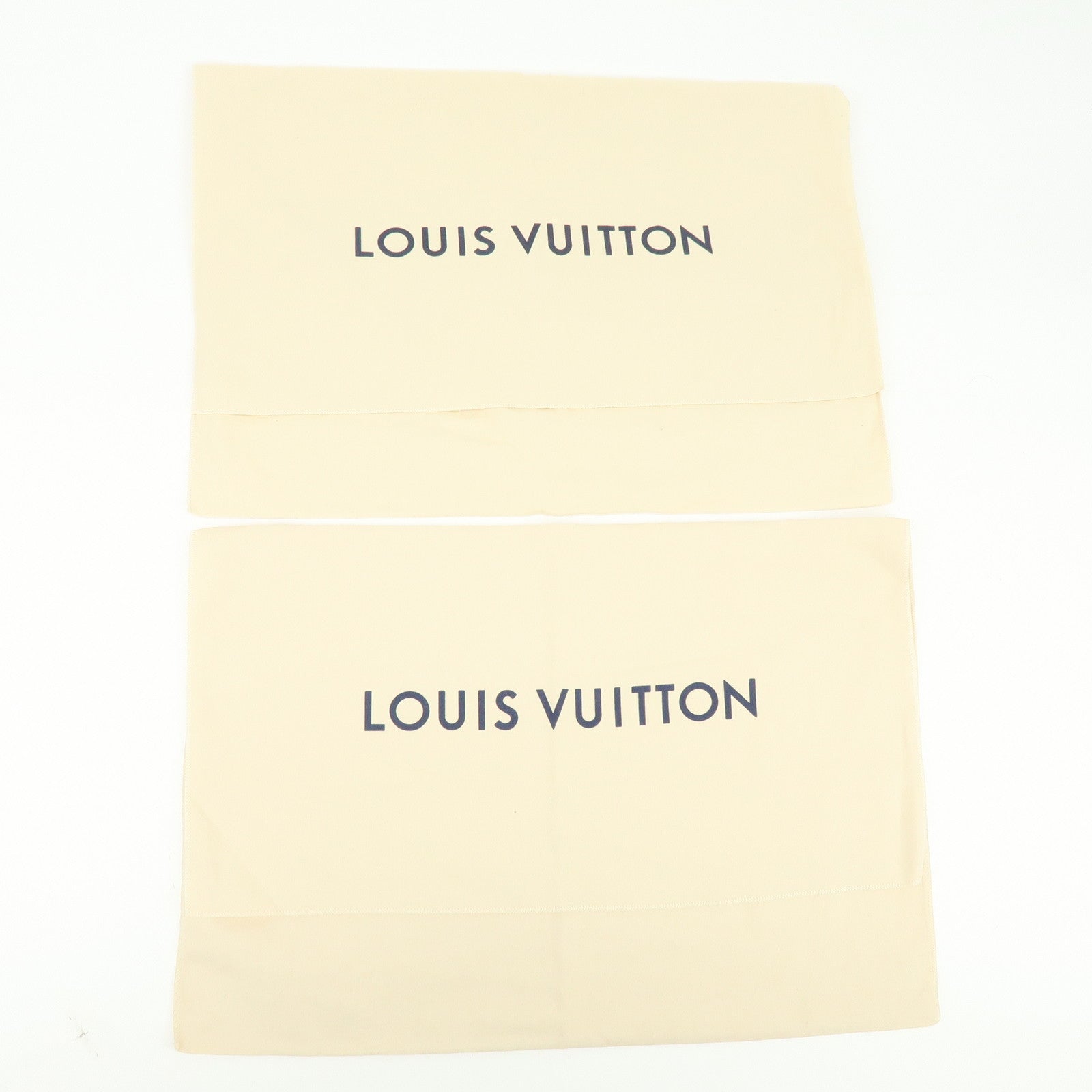 Loiuis Vuitton Set Of 10 Dust Bag Flap Style Beige Brown