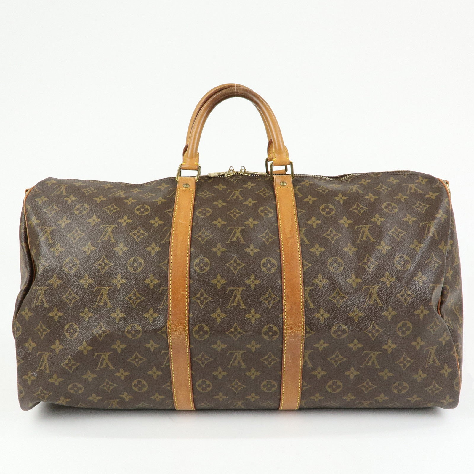 Louis Vuitton Monogram Keep All Bandouliere 55 Boston Bag M41414