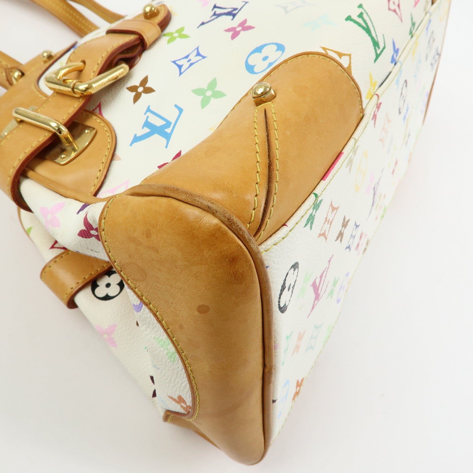 Louis Vuitton Monogram Multicolor Claudia Hand Bag Blanc M40193