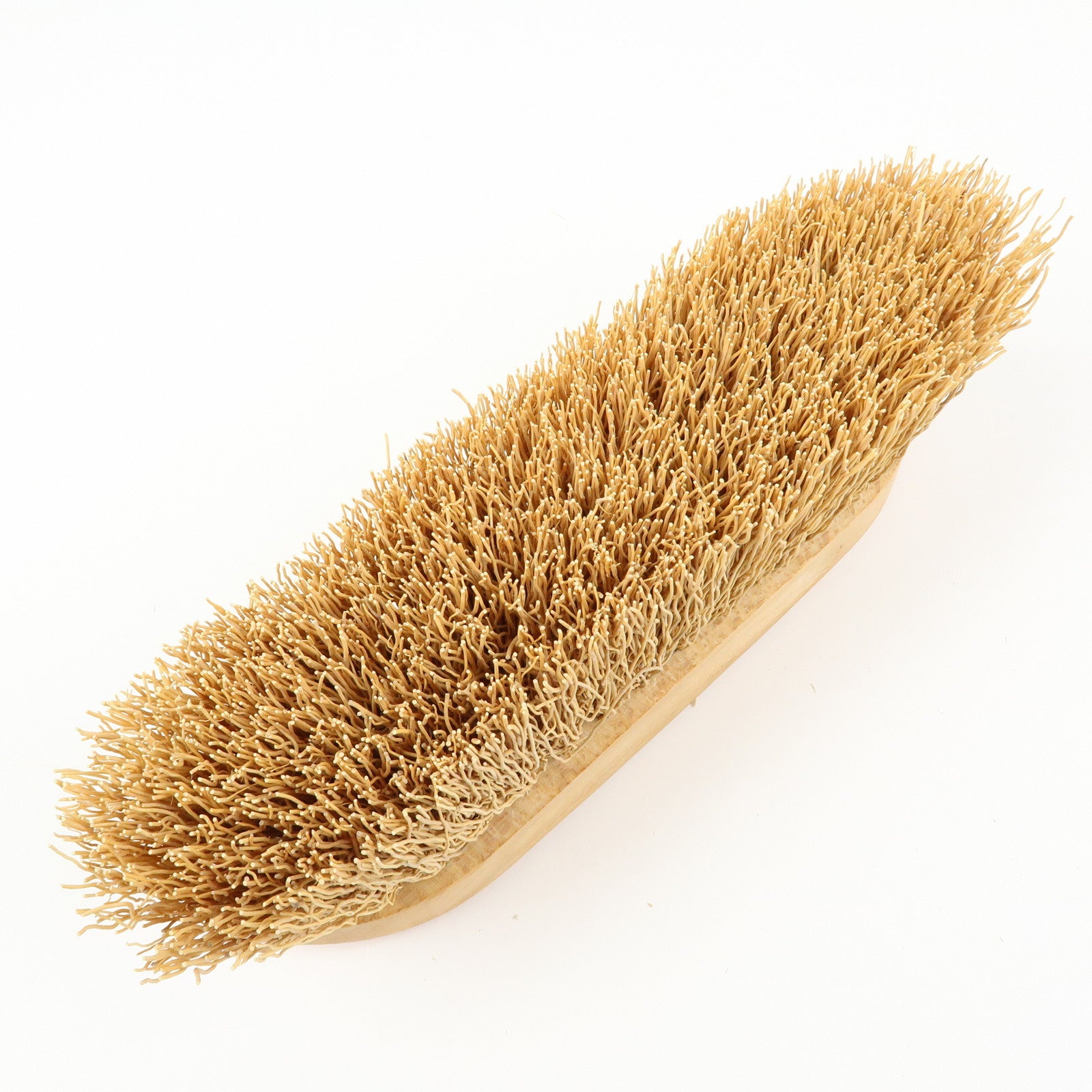 HERMES Logo Wood Horse Brush Grooming Brush Natural