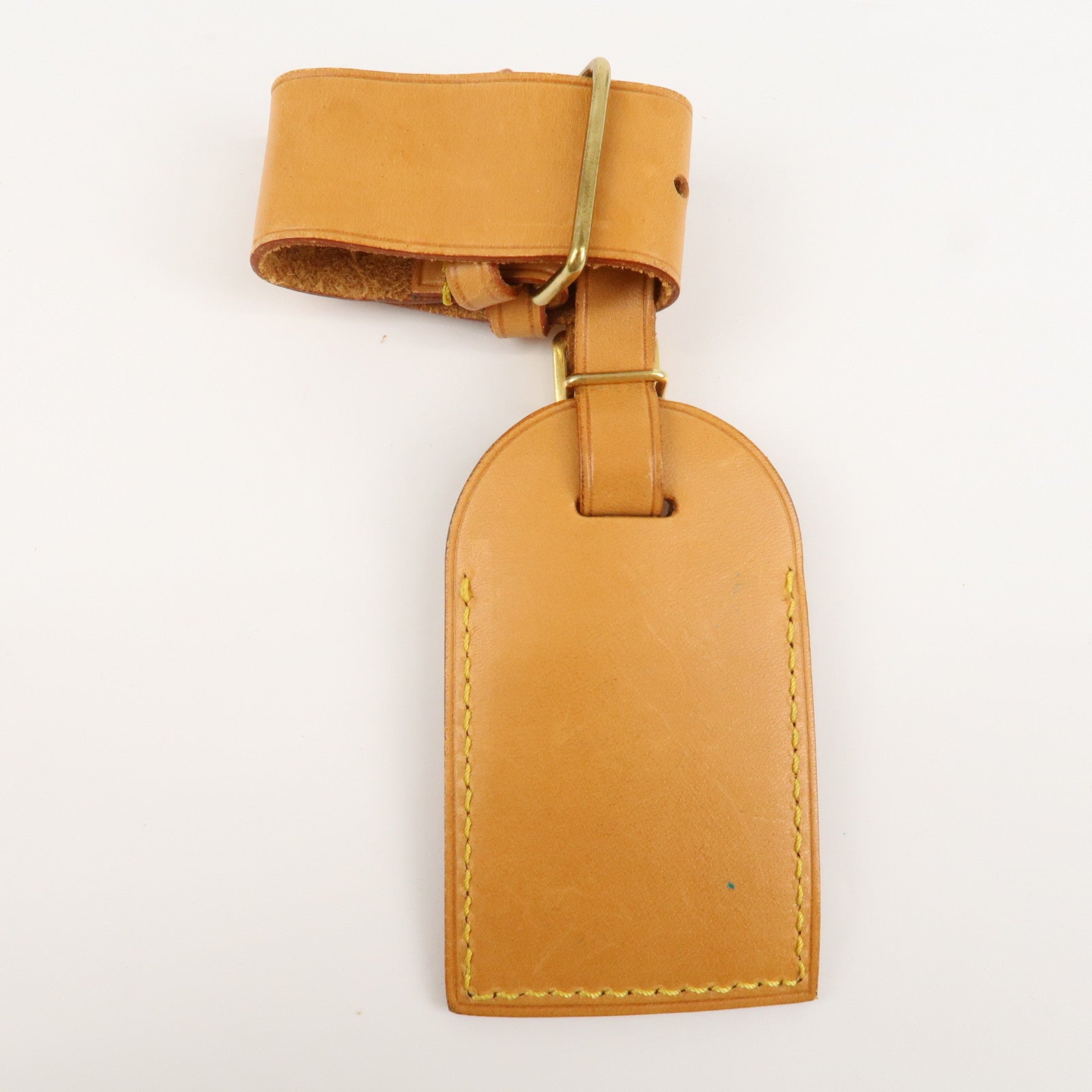 Louis Vuitton Set of 10 Nume Leather Name Tag & Poignet Natural Beige Used