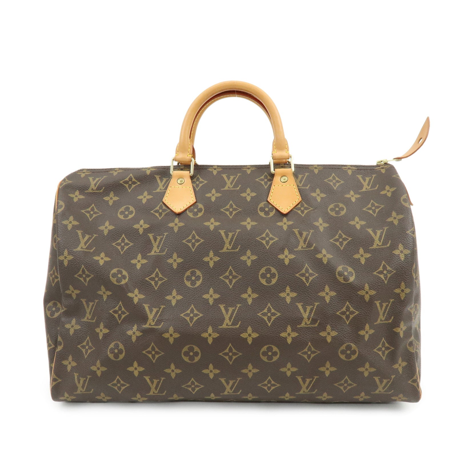 Louis Vuitton Monogram Speedy 40 Hand Bag Boston Bag Brown M41522