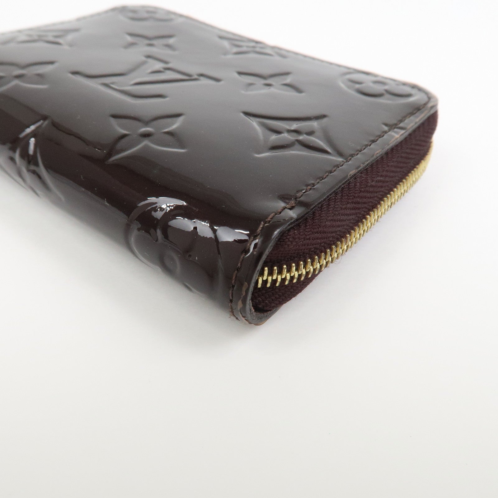 Louis Vuitton Monogram Vernis Zippy Coin Purse Amarante M93607