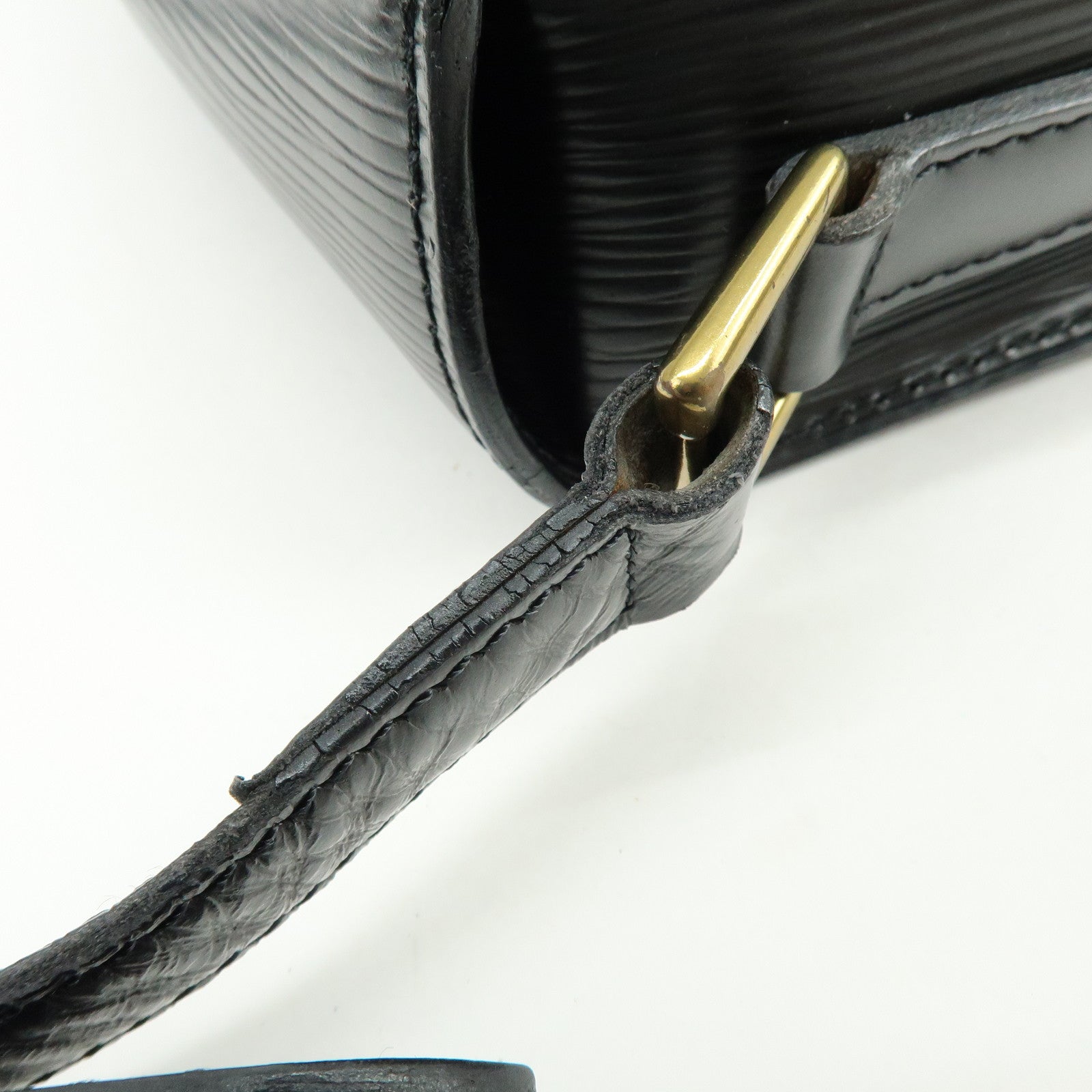 Louis Vuitton Epi Saint Cloud Shoulder Bag Black Noir M52192
