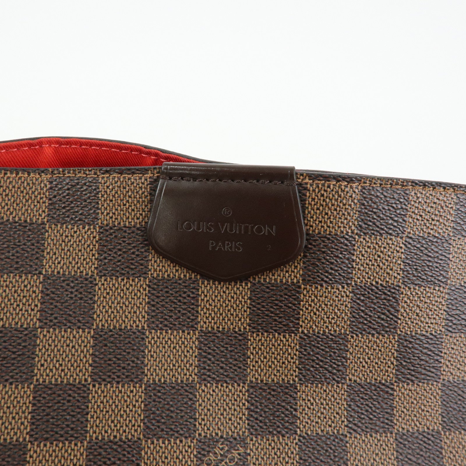 Louis Vuitton Damier Graceful MM Shoulder Bag Damier Ebene N44045