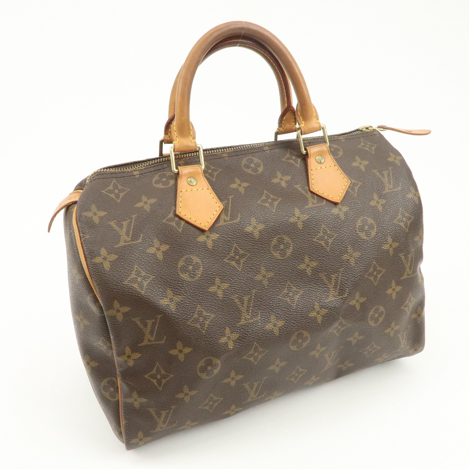 Louis Vuitton Monogram Speedy 30 Boston Bag Hand Bag Brown M41526