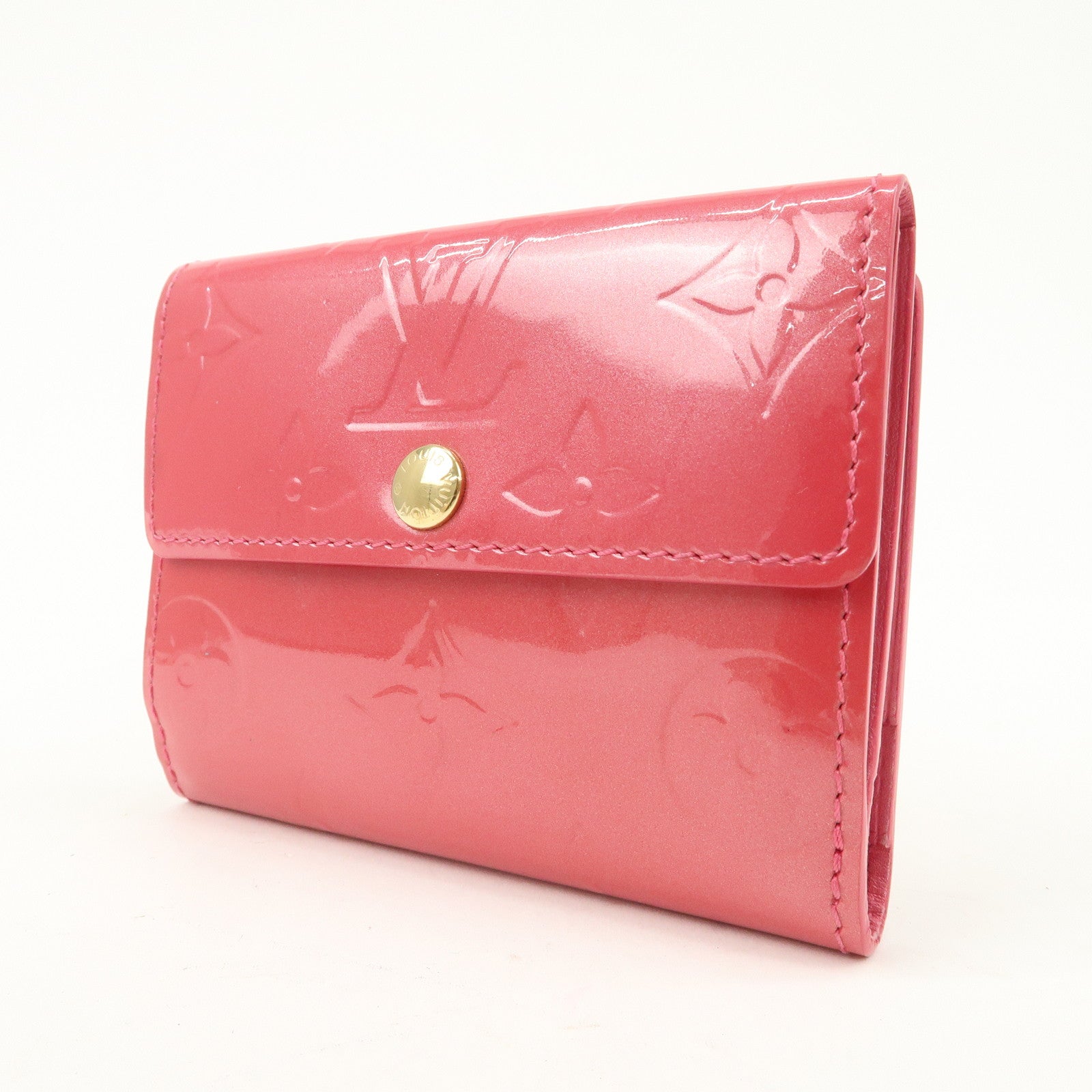 Louis Vuitton Monogram Vernis Ludlow Bi-fold Compact Wallet M9143F