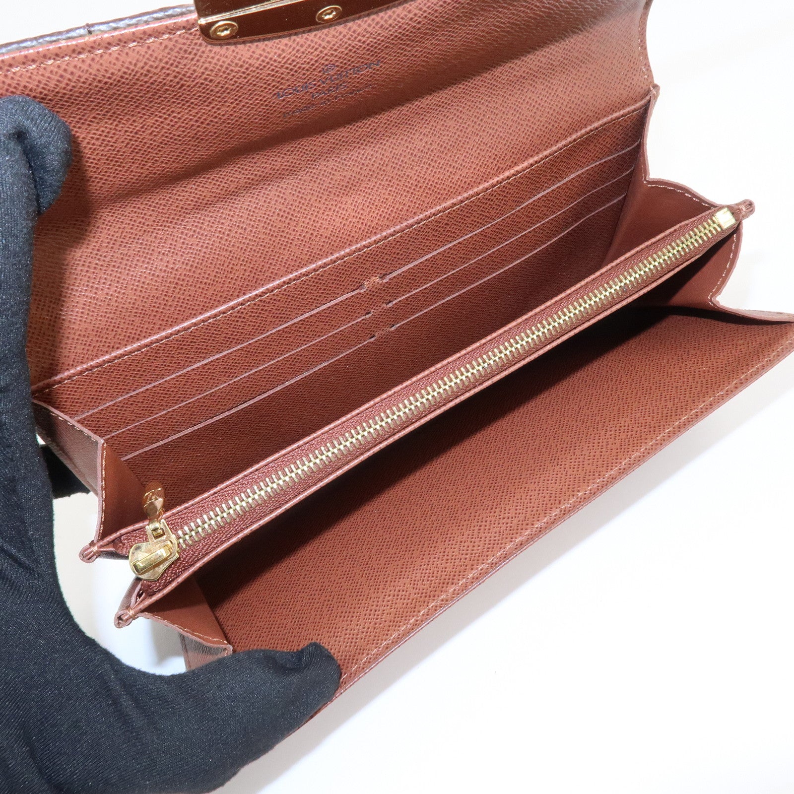Louis Vuitton Monogram Portefeuille Sarah Etoile Long Wallet Brown M66556
