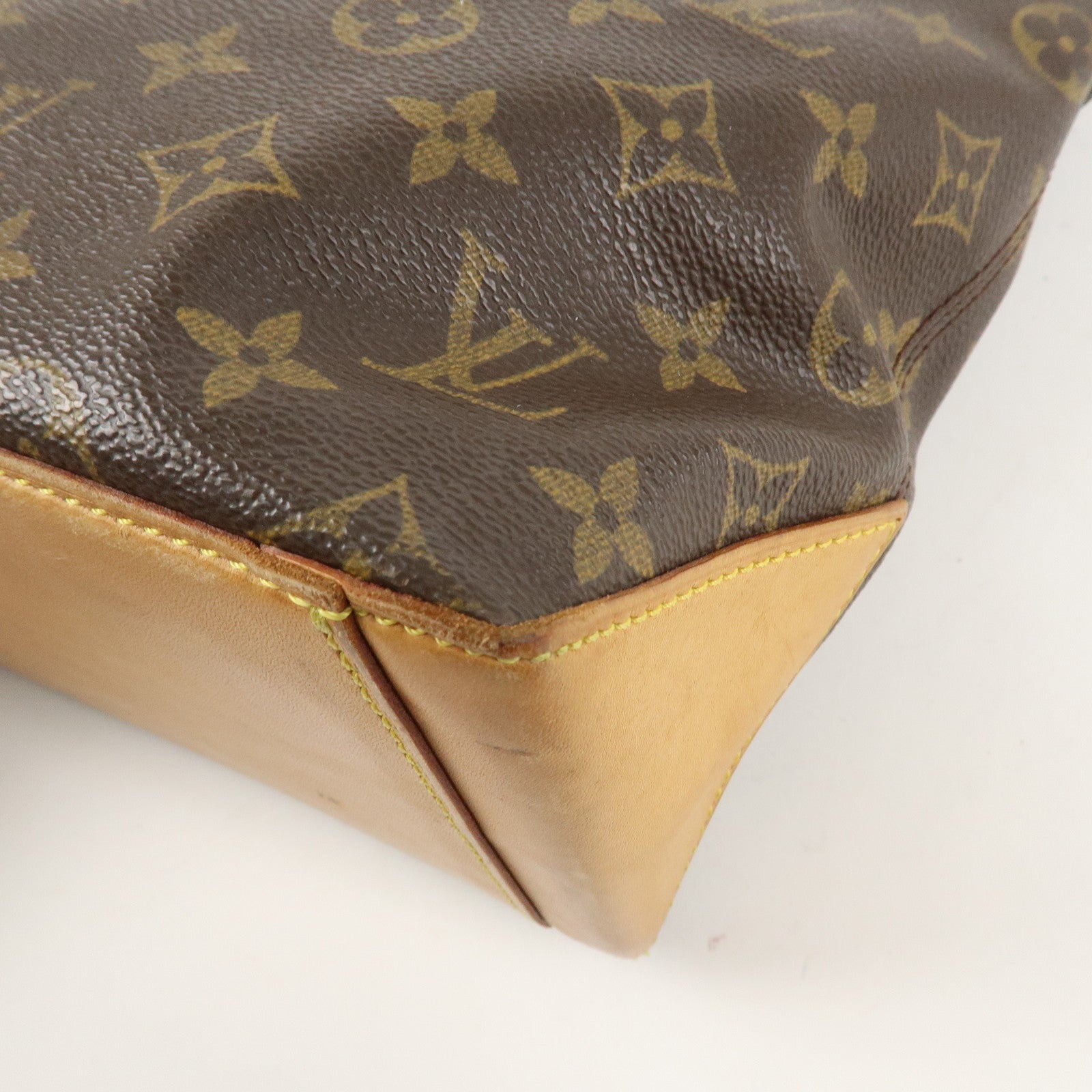 Louis Vuitton Monogram Cabas Piano Tote Bag Hand Bag M51148 Used