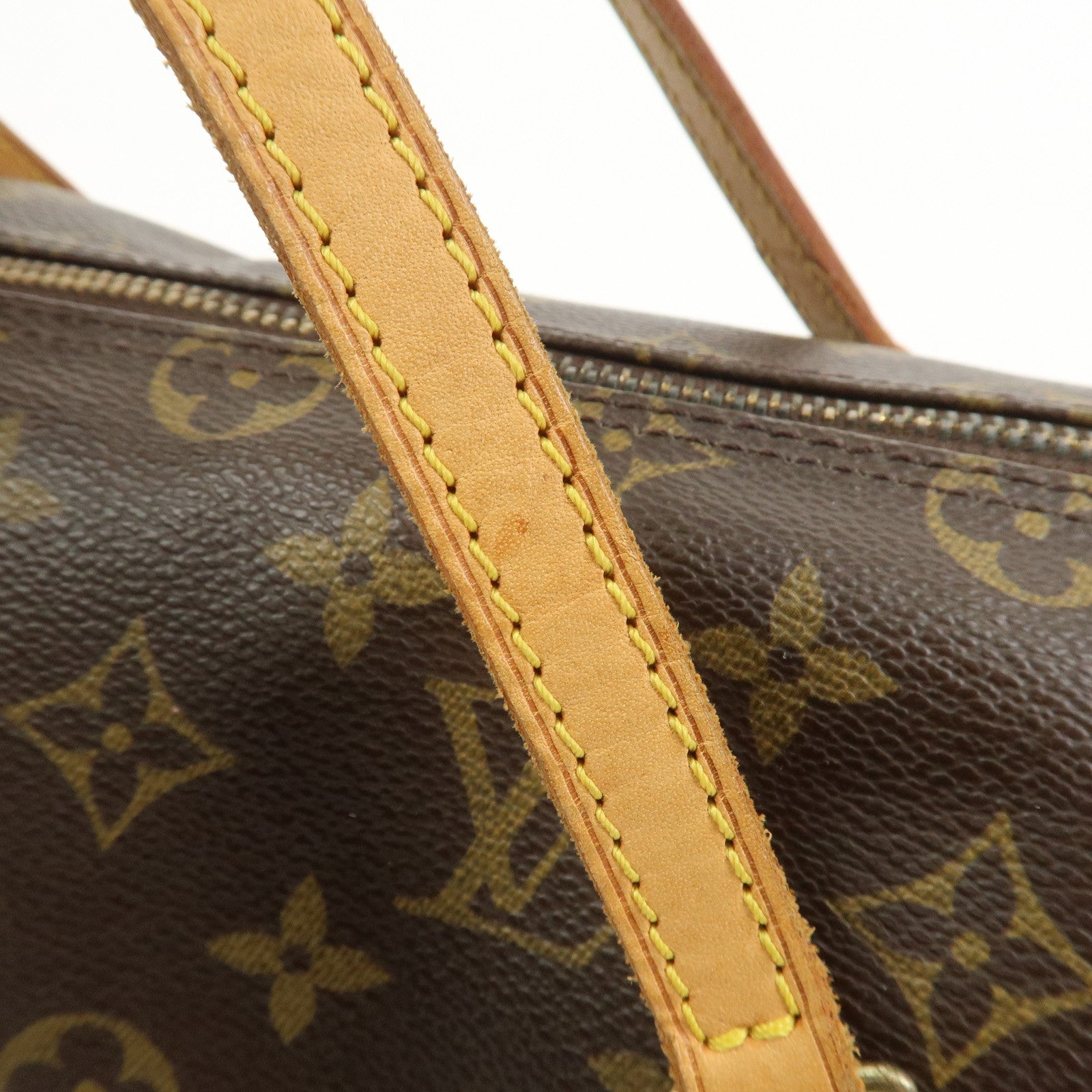 Louis Vuitton Monogram Papillon 26 Hand Bag Brown M51386