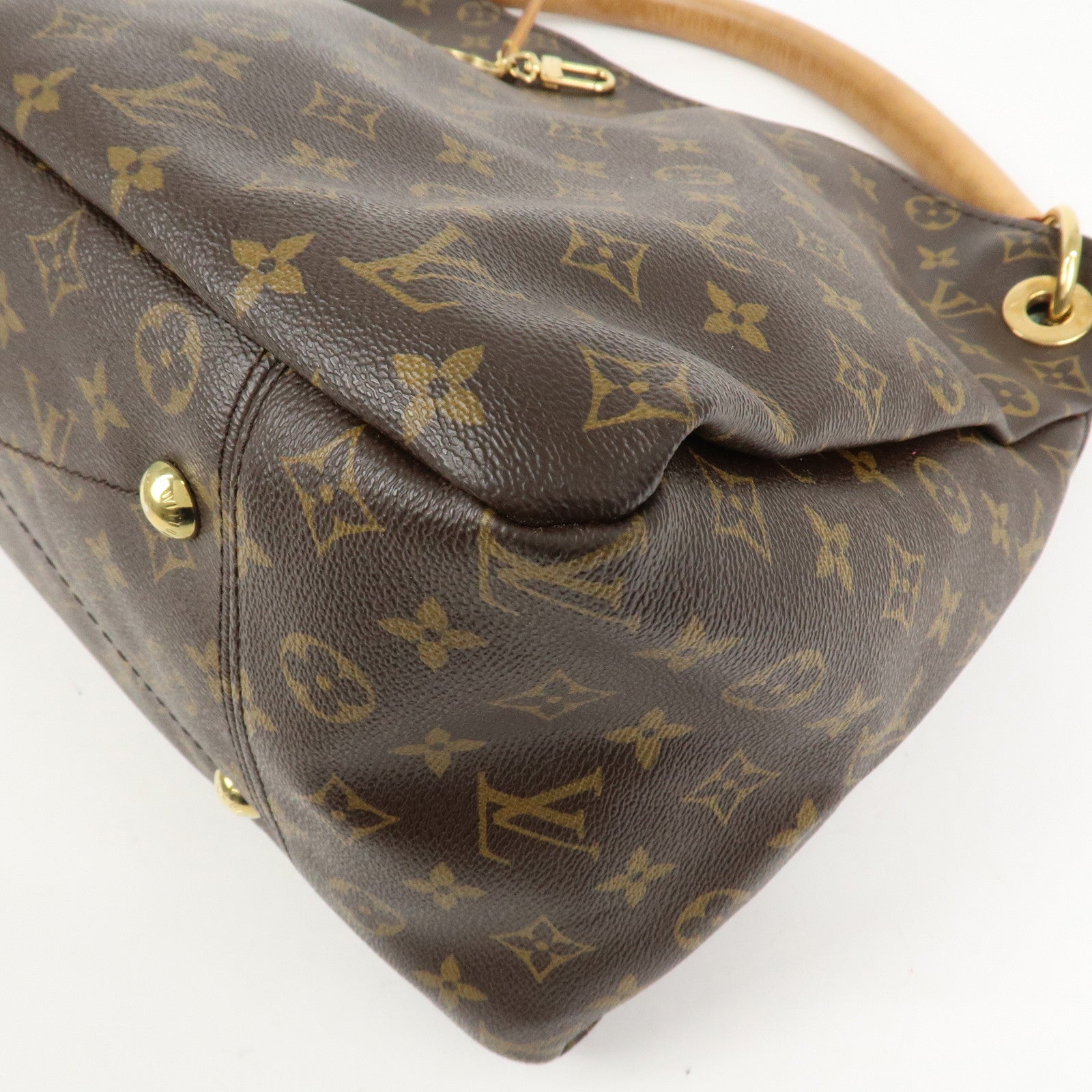 Louis Vuitton Monogram Artsy MM Shoulder Bag Brown M40249