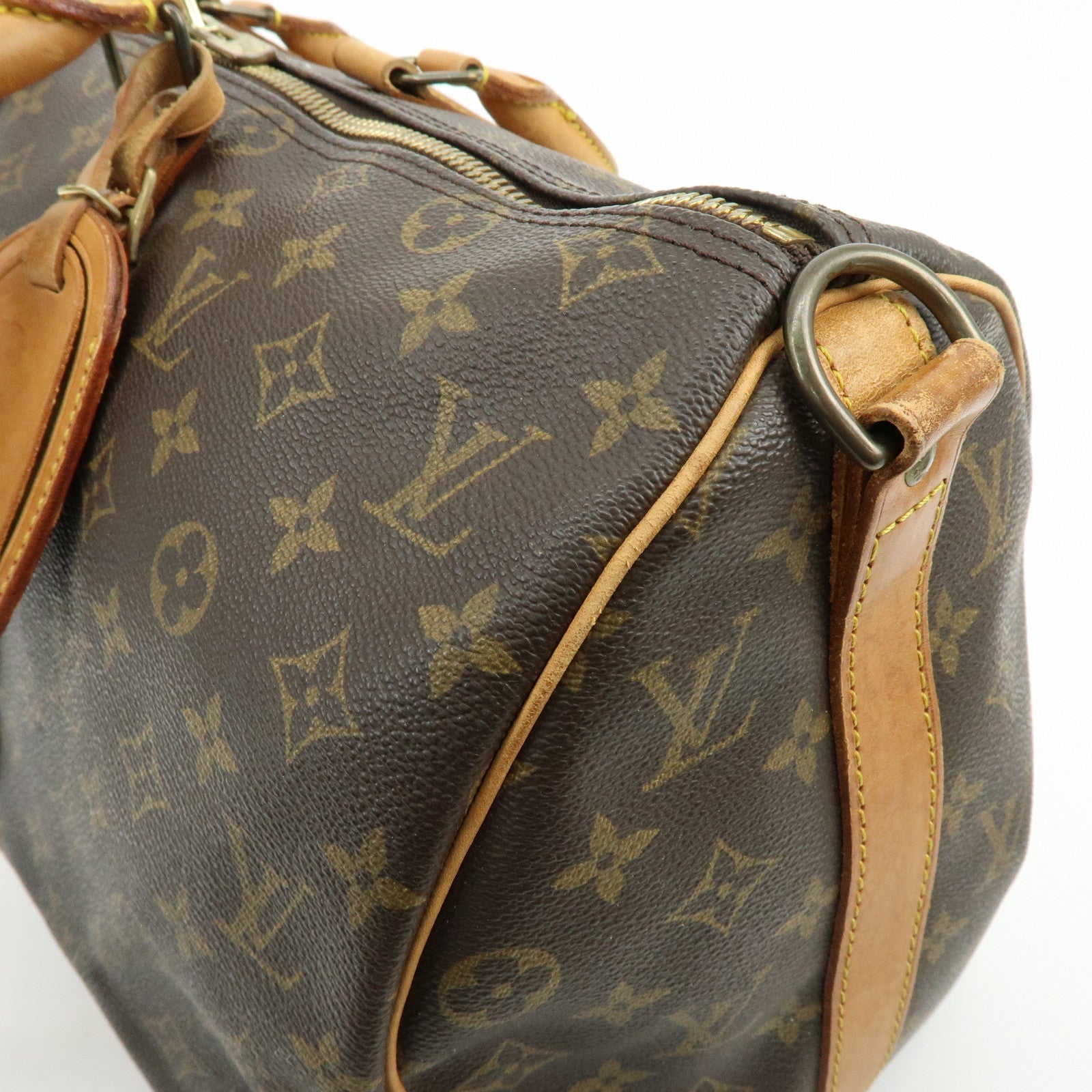 Louis Vuitton Monogram Keep All Bandouliere 45 Boston Bag M41418