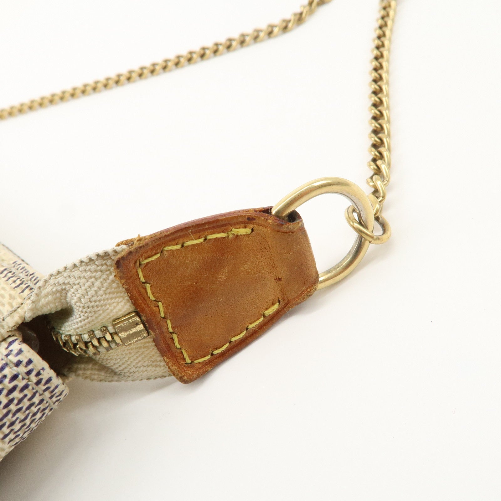 Louis Vuitton Damier Azur Mini Pochette Accessoires Pouch N58010 Used