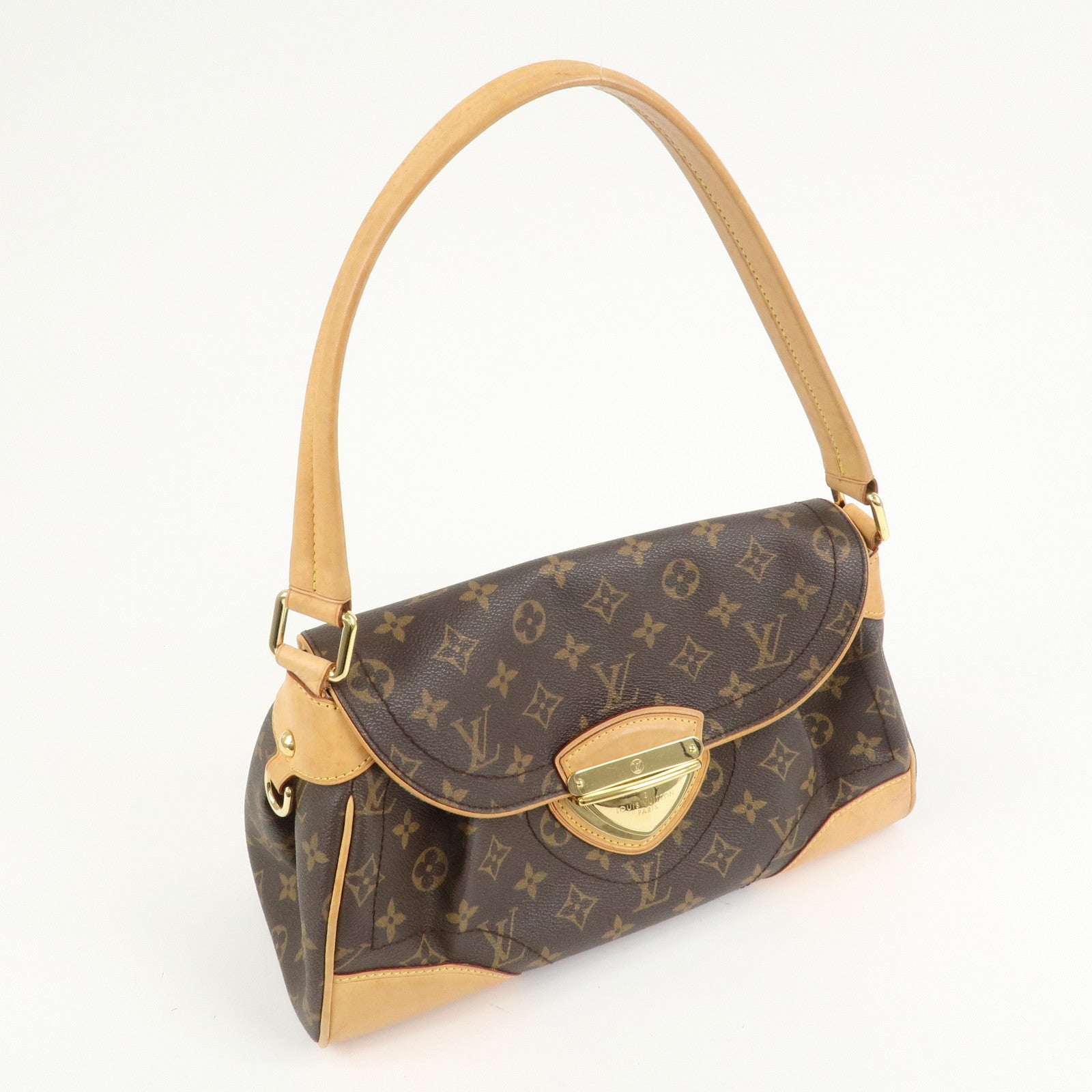 Louis Vuitton Monogram Beverly MM Shoulder Bag Brown M40121