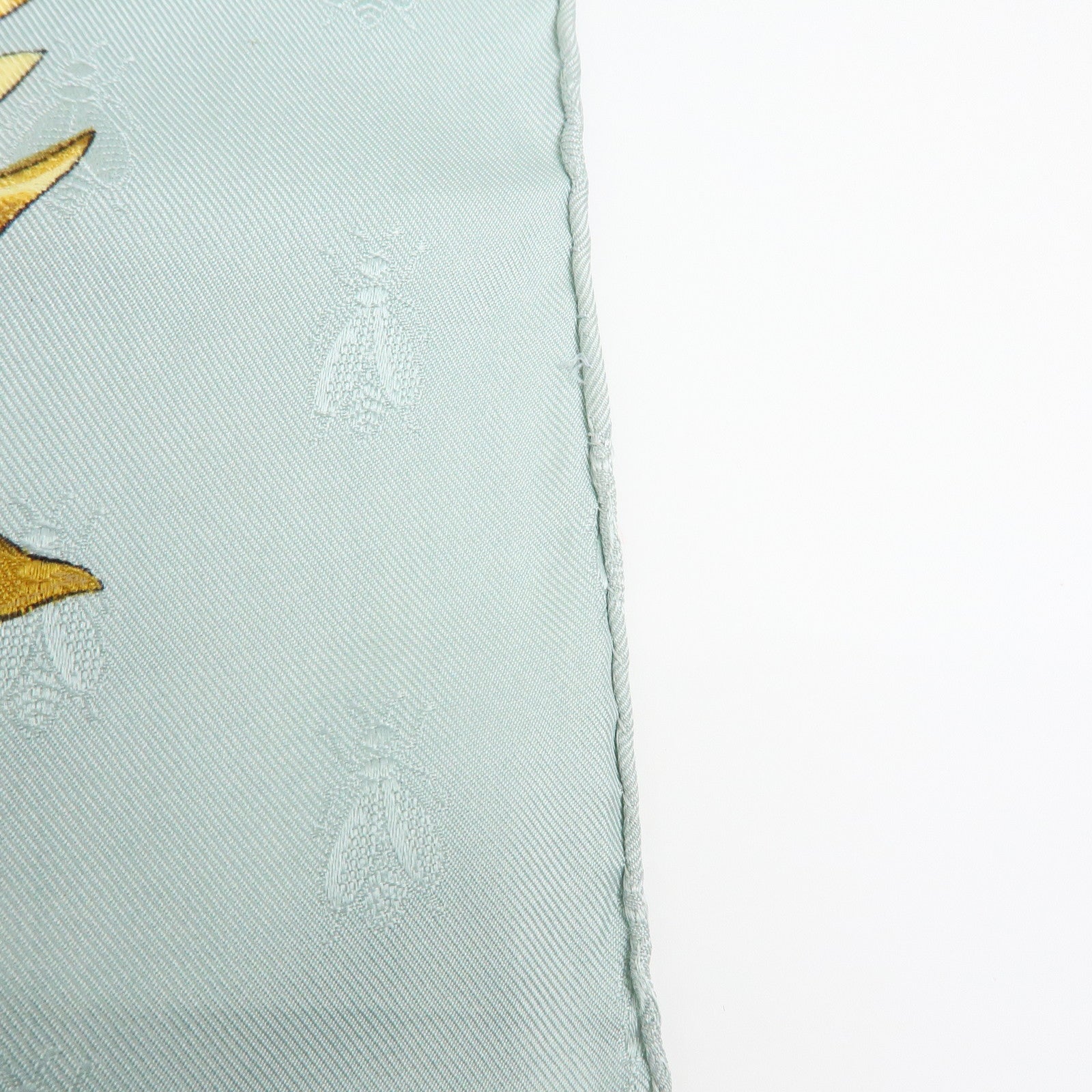 HERMES Carre 90 Silk 100% Scarf NAPOLEON Gold Yellow