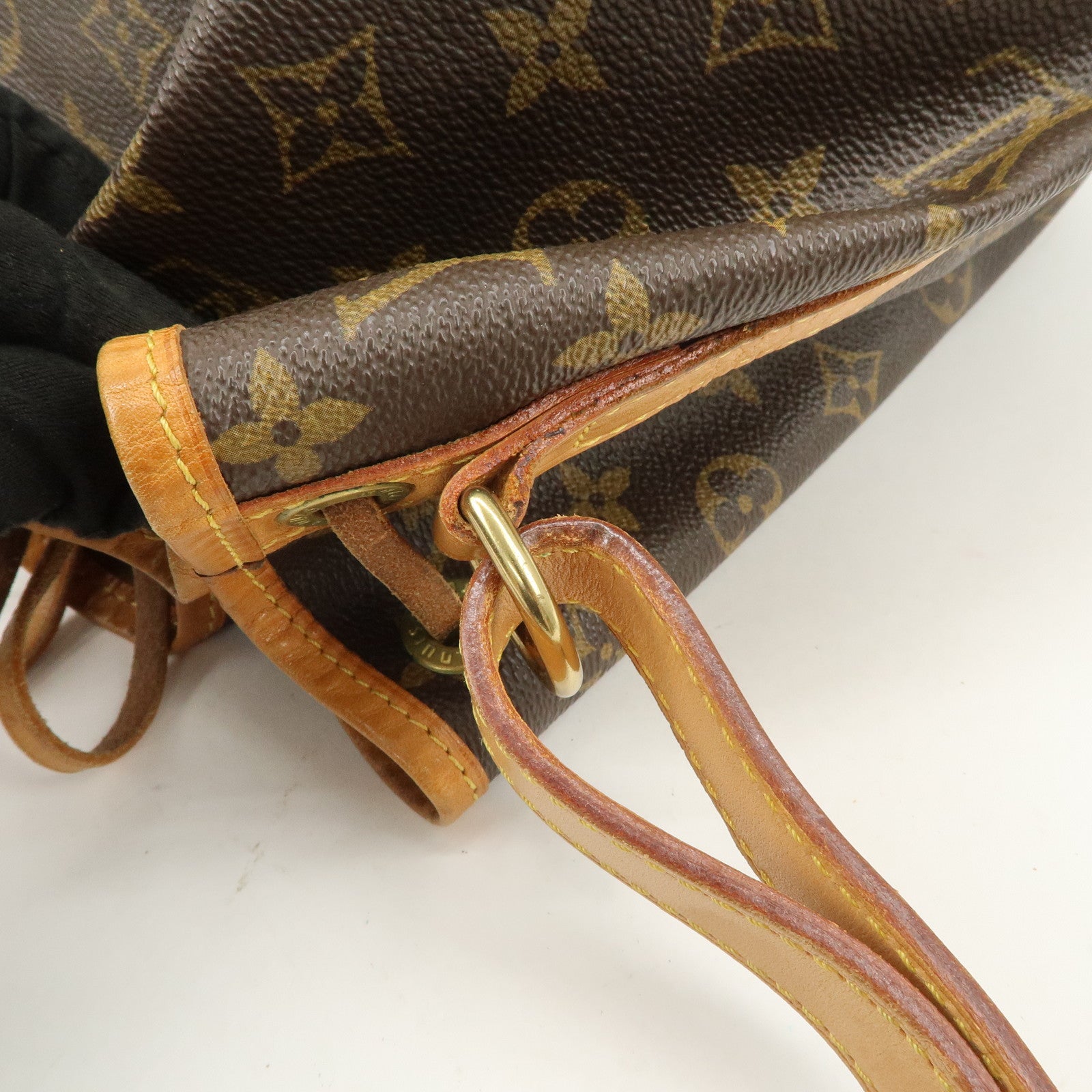 Louis Vuitton Monogram Canvas Petit Noe Shoulder Bag Brown M42226