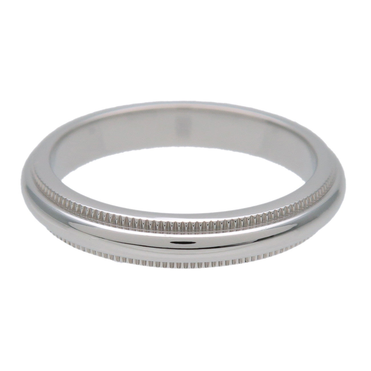 Tiffany & Co Milgrain Band Ring PT950 Platinum US5.75 EU51 HK12.5
