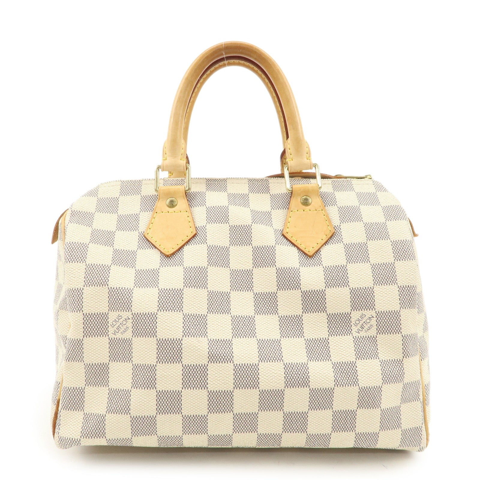 Louis Vuitton Damier Azur Speedy 25 Boston Bag Hand Bag N41534 Used