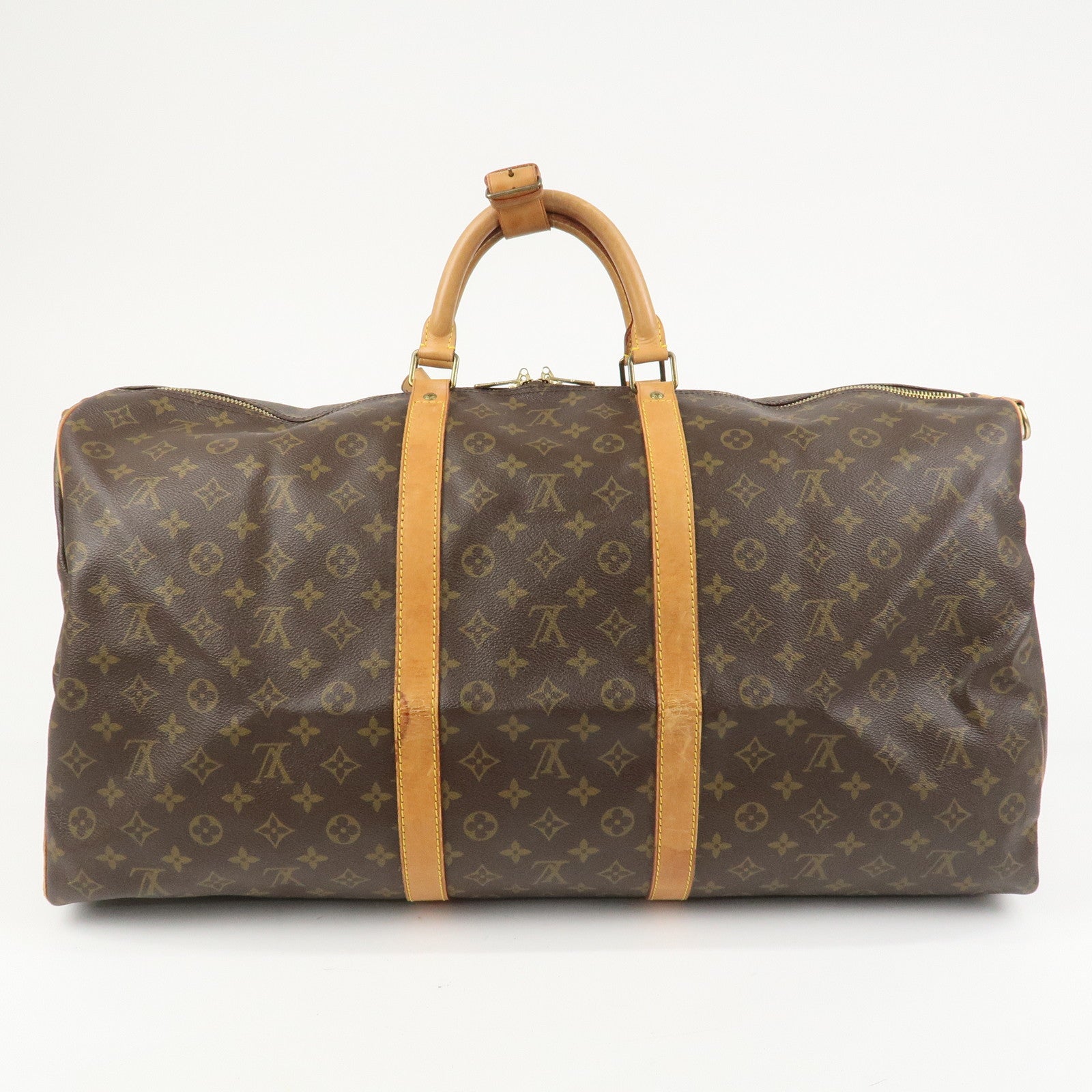 Louis Vuitton Monogram Keep All Bandouliere 60 Boston Bag M41412