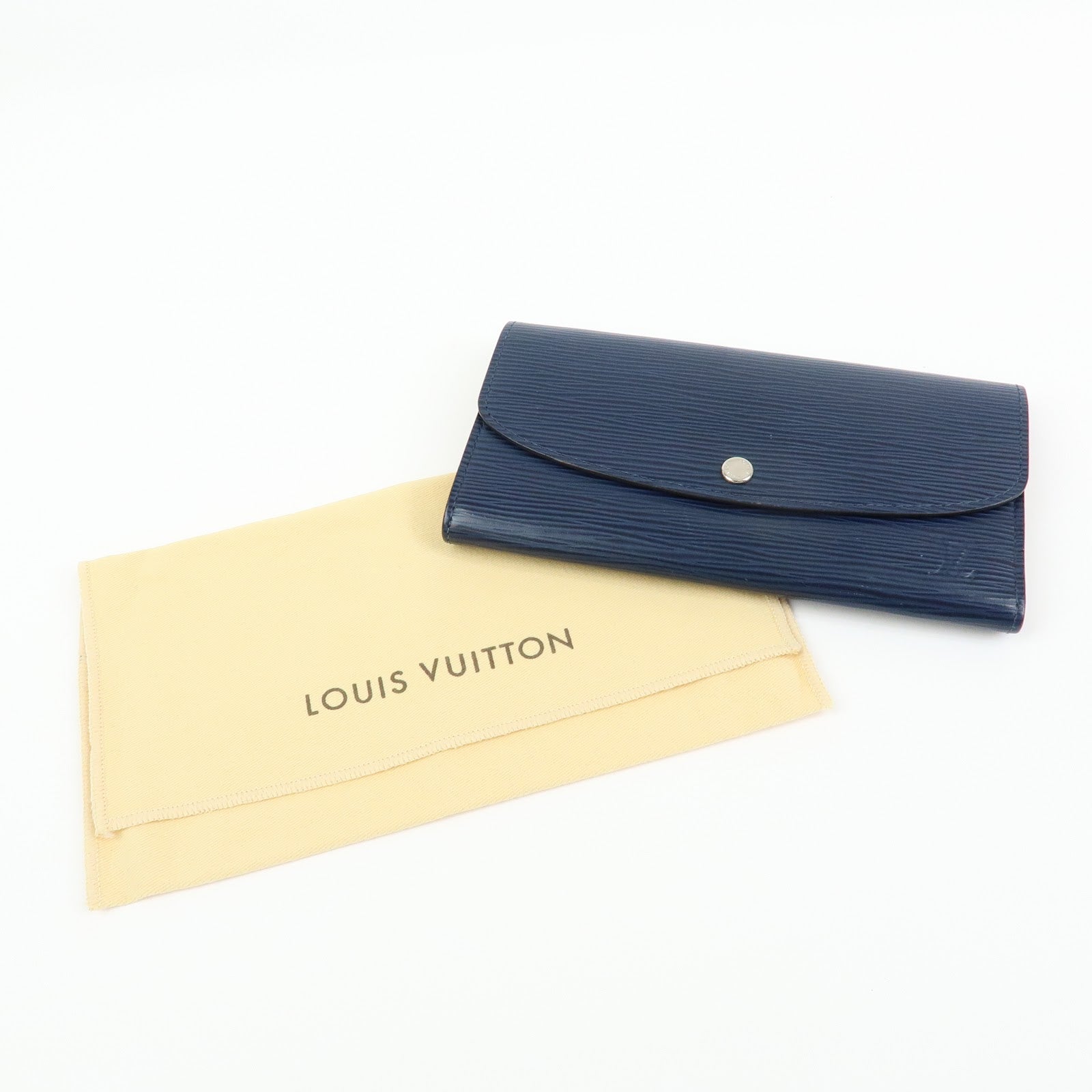 Louis Vuitton Epi Portefeuille Emilie Wallet Indigo Blue M60854
