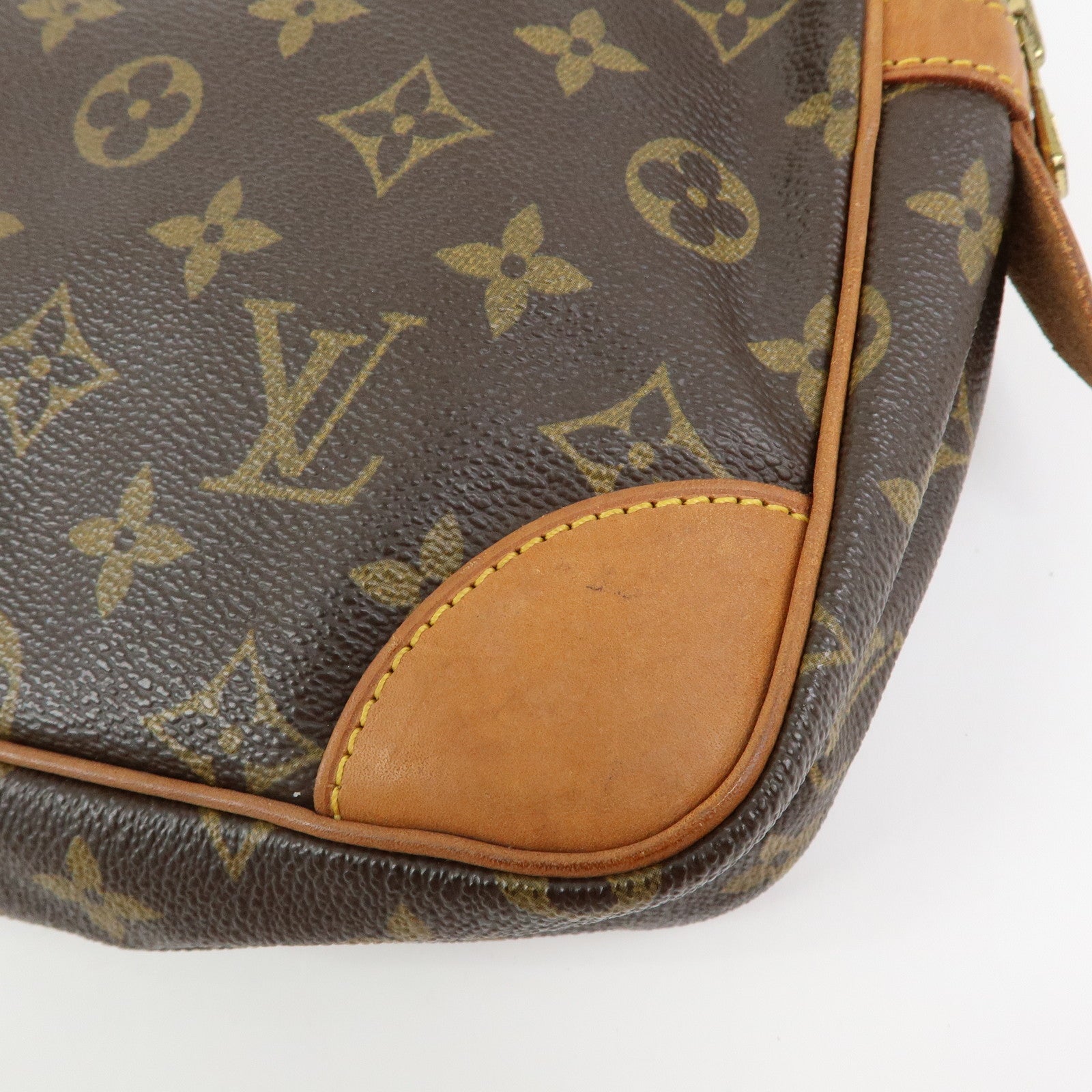 Louis Vuitton Monogram Compiegne 28 Pouch Clutch Bag Brown M51845