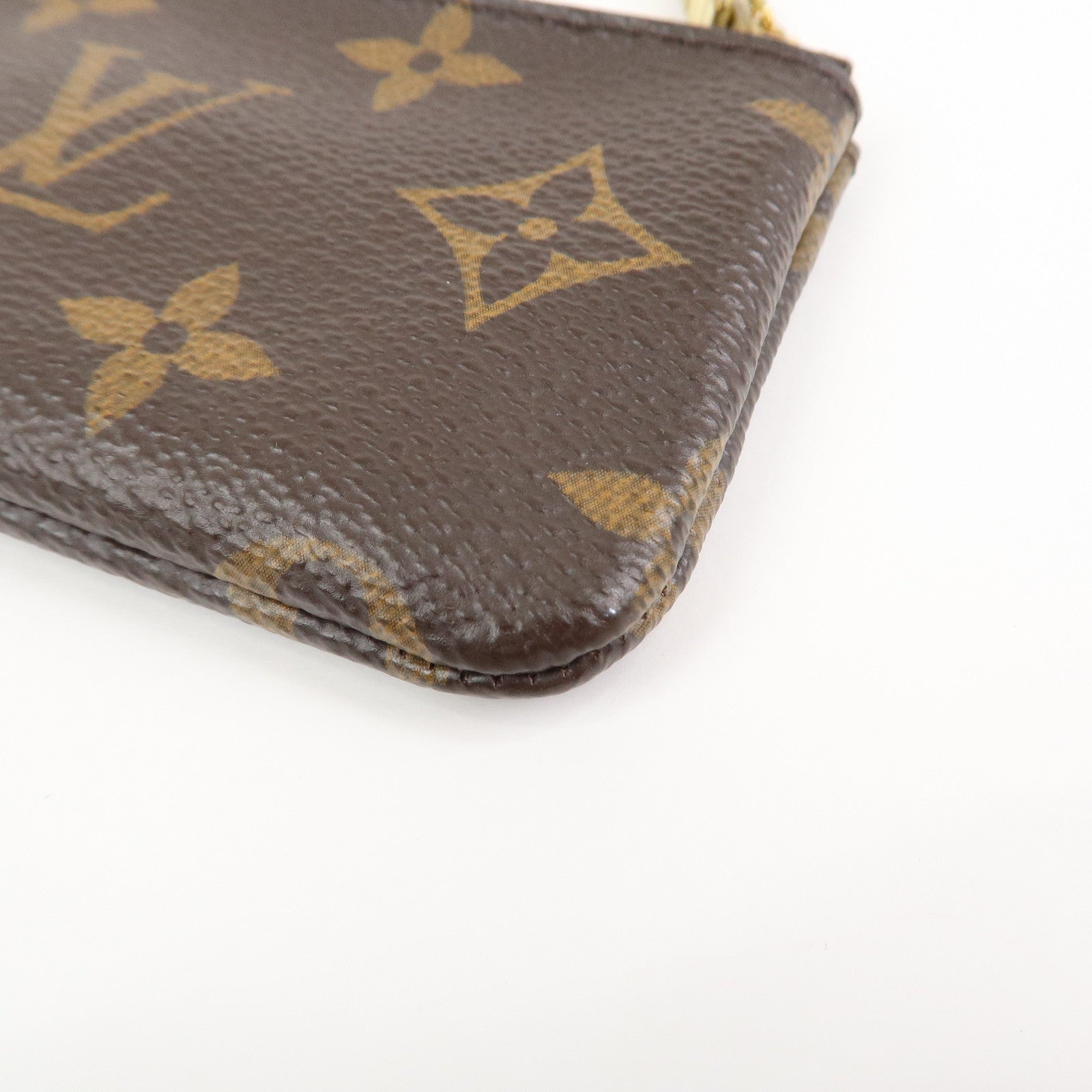 Louis Vuitton Monogram Pochette Cles Coin Case Key Case  M62650