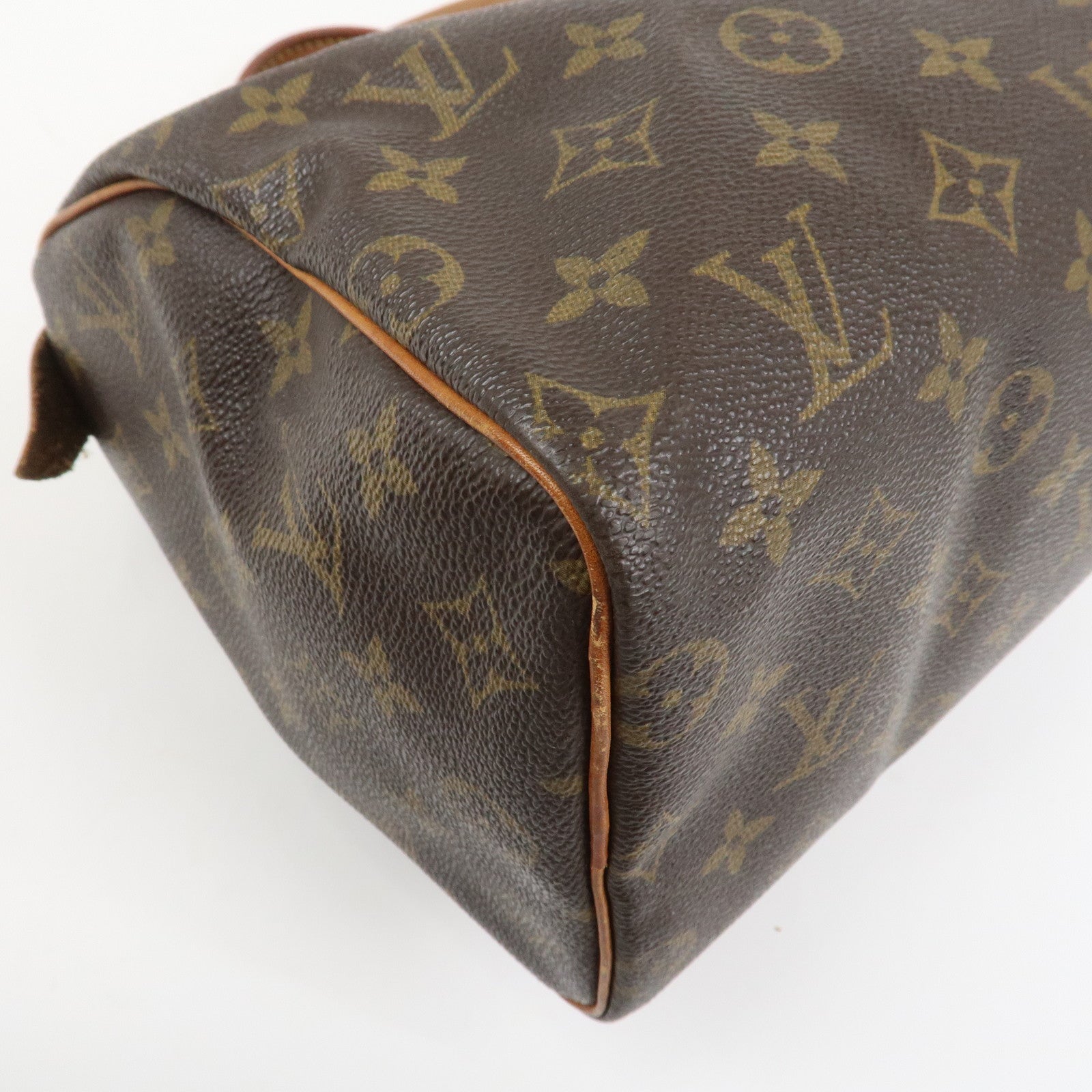 Louis Vuitton Monogram Speedy 25 Boston Bag Hand Bag Brown M41528