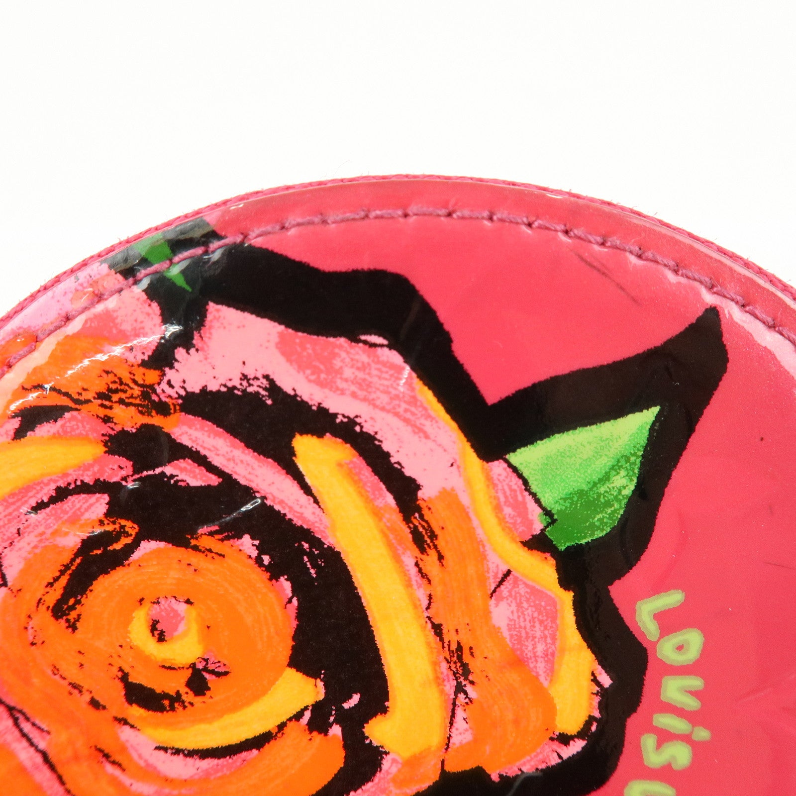 Louis Vuitton Monogram Vernis Porte Monnaie Chapeau Rose Pop M93690