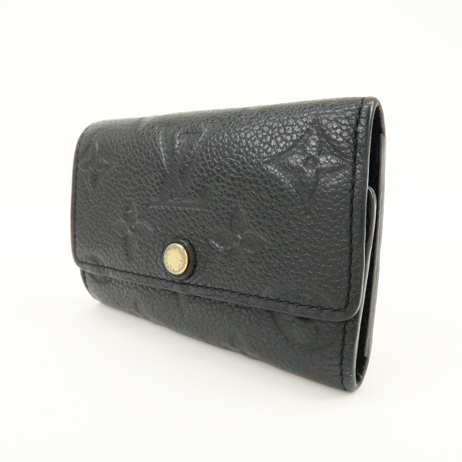 Louis Vuitton Monogram Empreinte Multiclés 6 Key Case Noir M64421