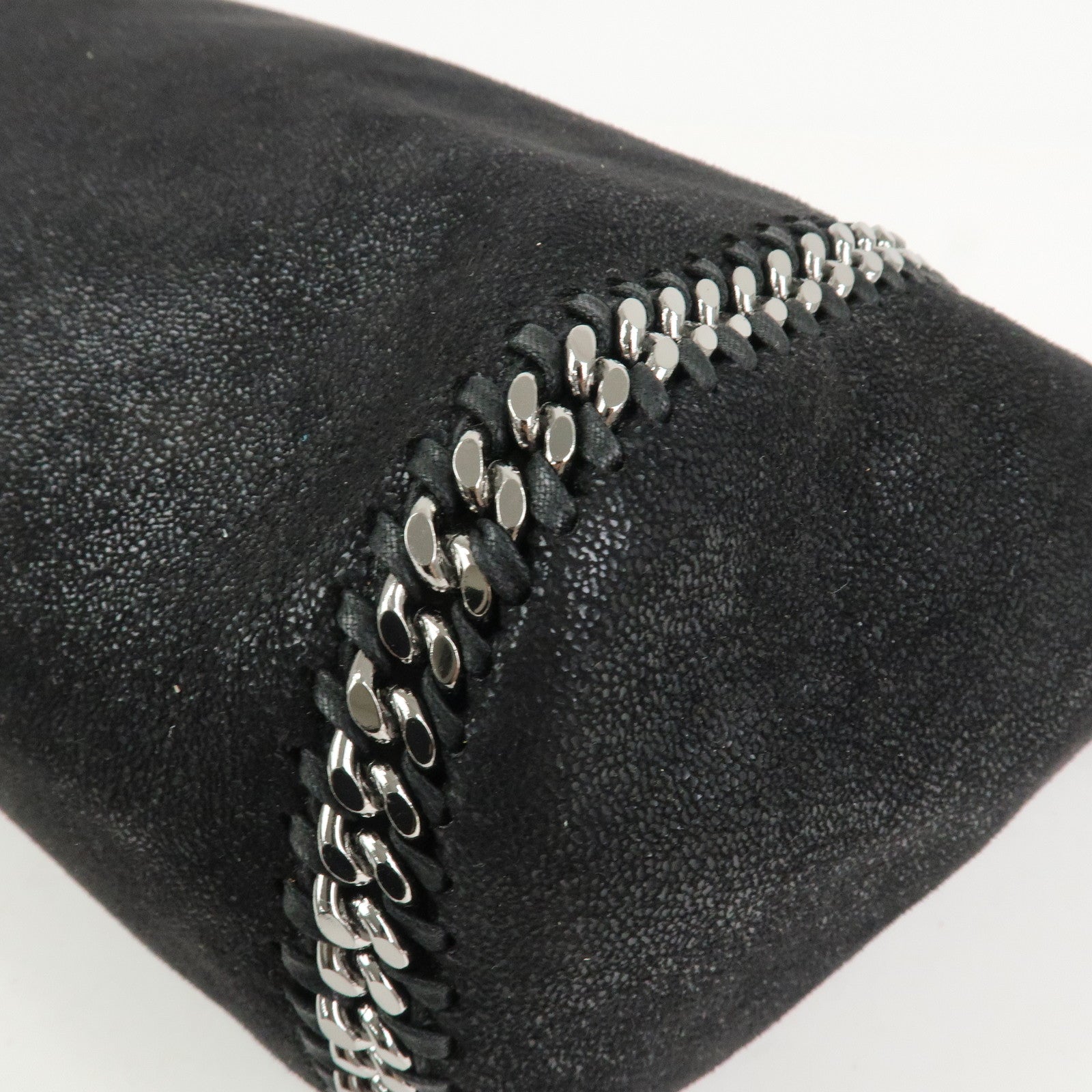 STELLA MCCARTNEY Falabella Polyester Chain Shoulder Bag Black