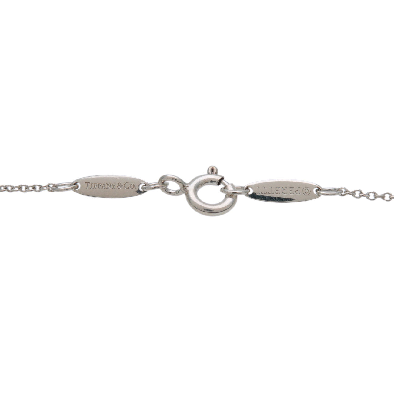 Tiffany & Co Open Heart Necklace Mini SV925 Silver