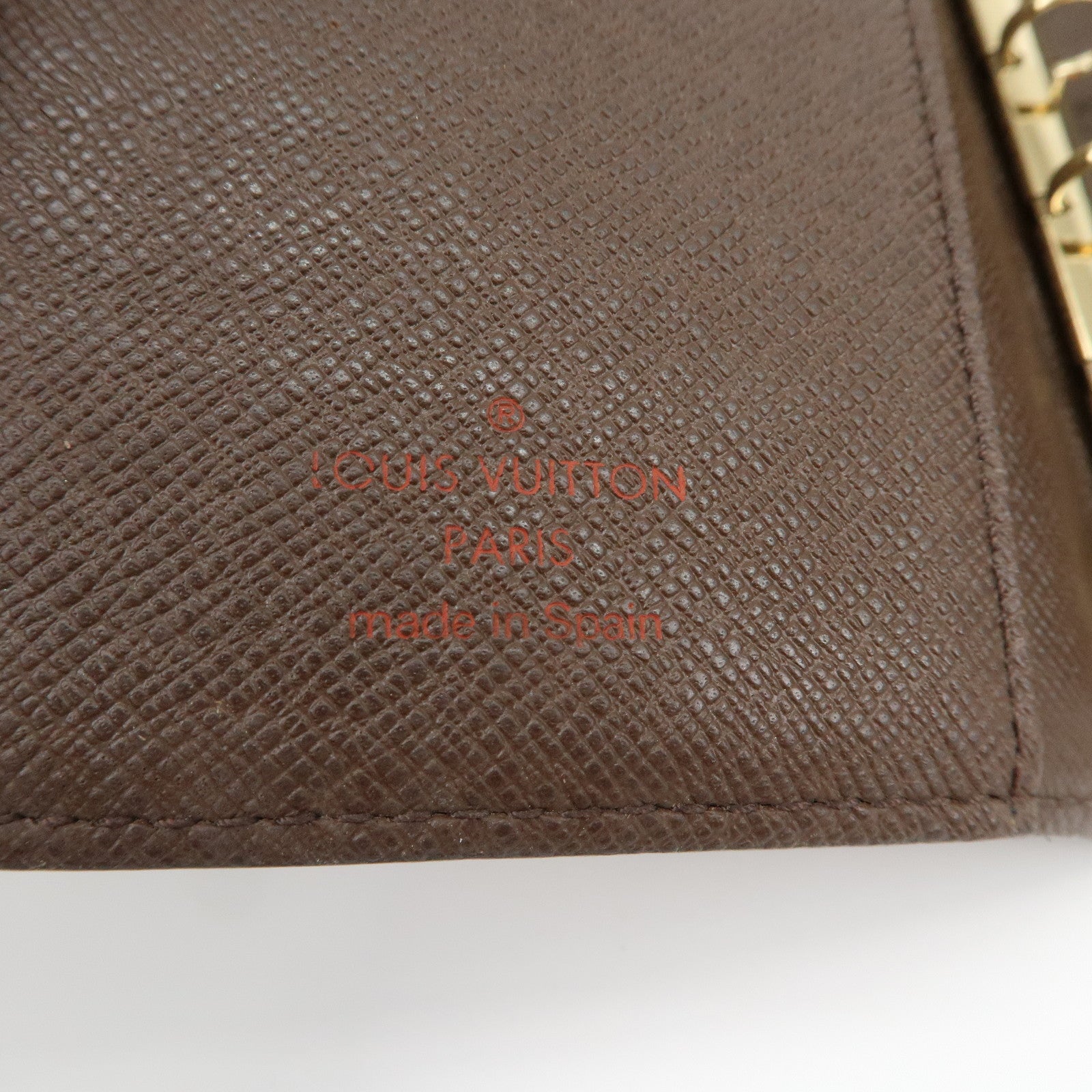 Louis Vuitton Damier Canvas Agenda PM Damier Ebene R20700