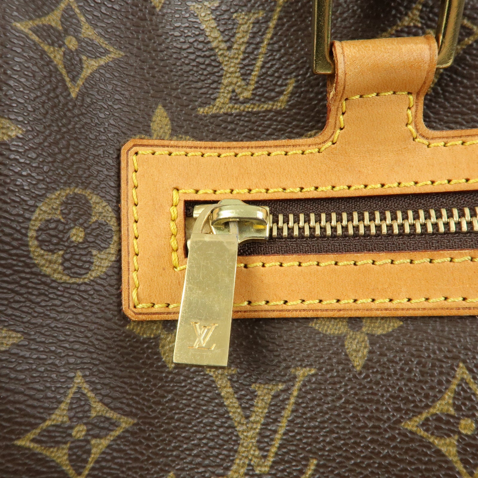 Louis Vuitton Monogram Cite GM Shoulder Bag Boston Bag Brown M51181