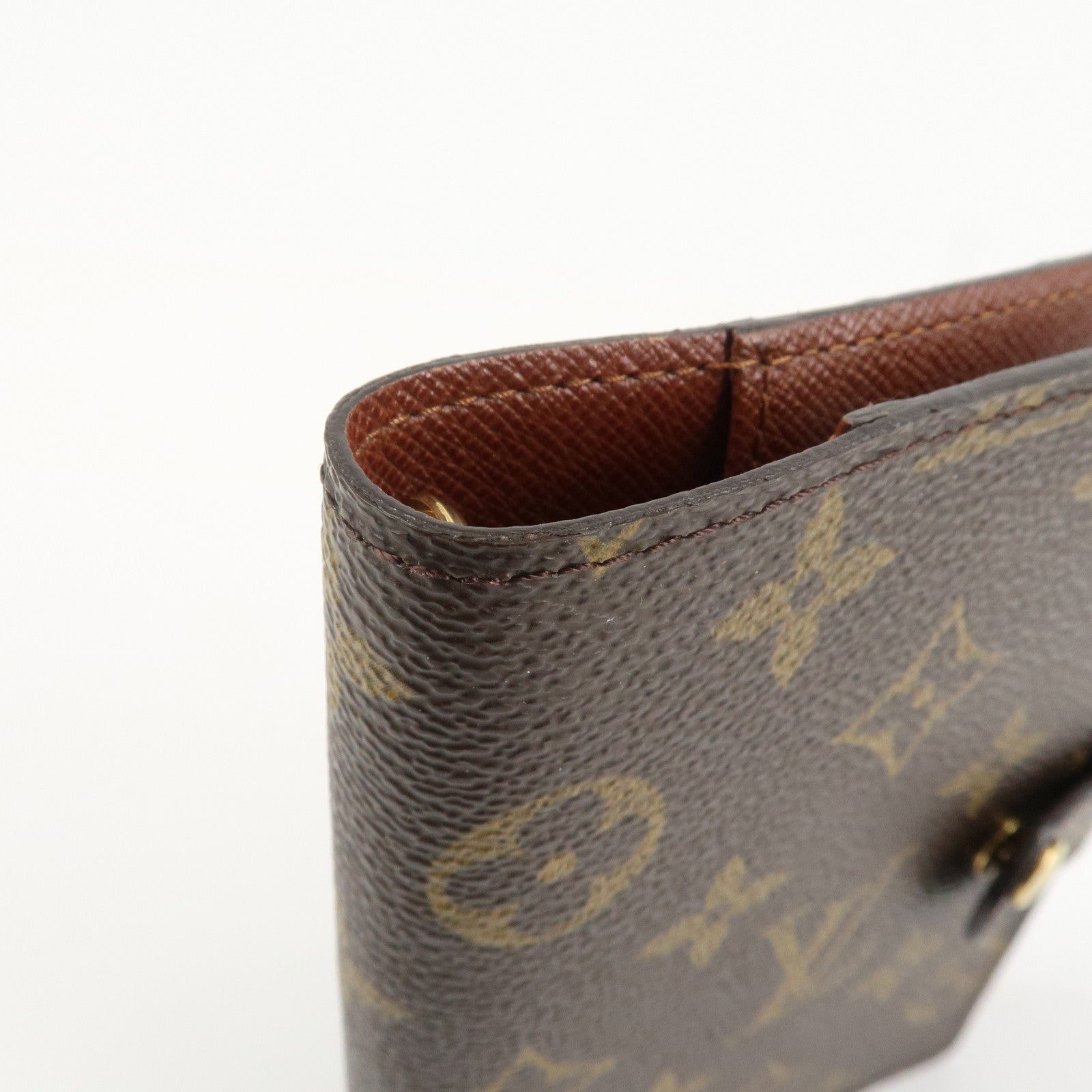 Louis Vuitton Monogram Agenda PM Planner Cover Brown R20005 Used