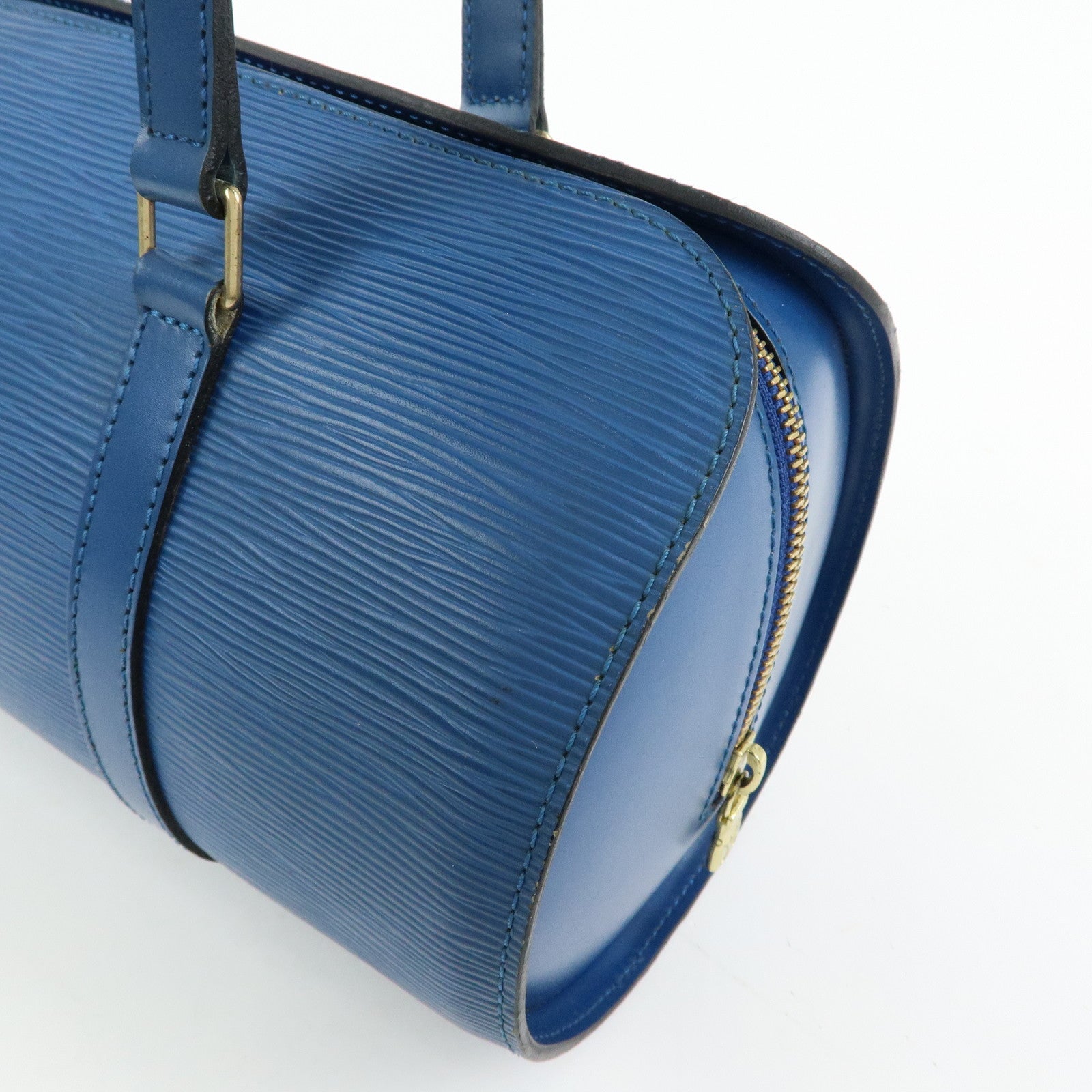 Louis Vuitton Epi Soufflot Shoulder Bag Hand Bag Toledo Blue M52225