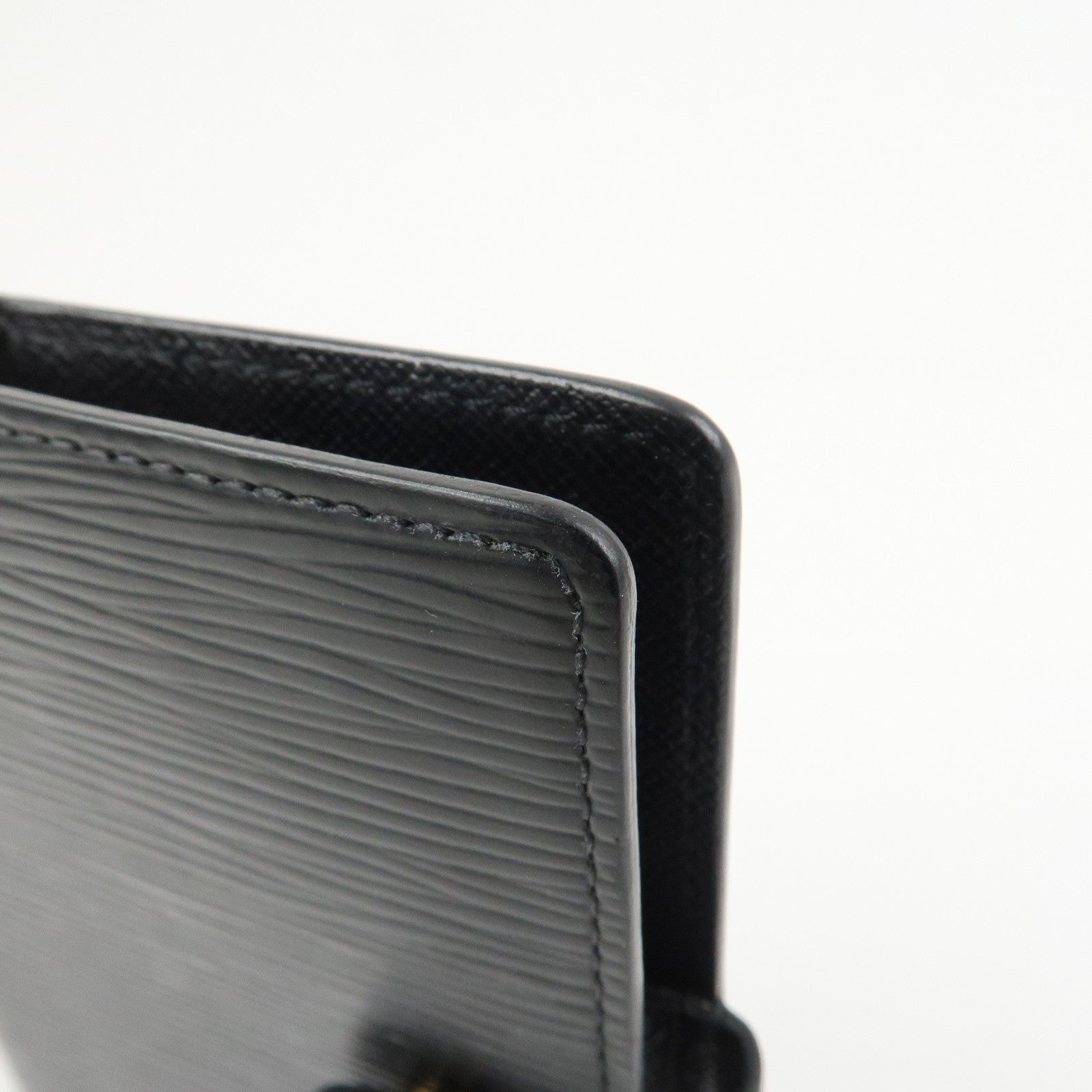 Louis Vuitton Epi Agenda PM Planner Cover Noir R20052