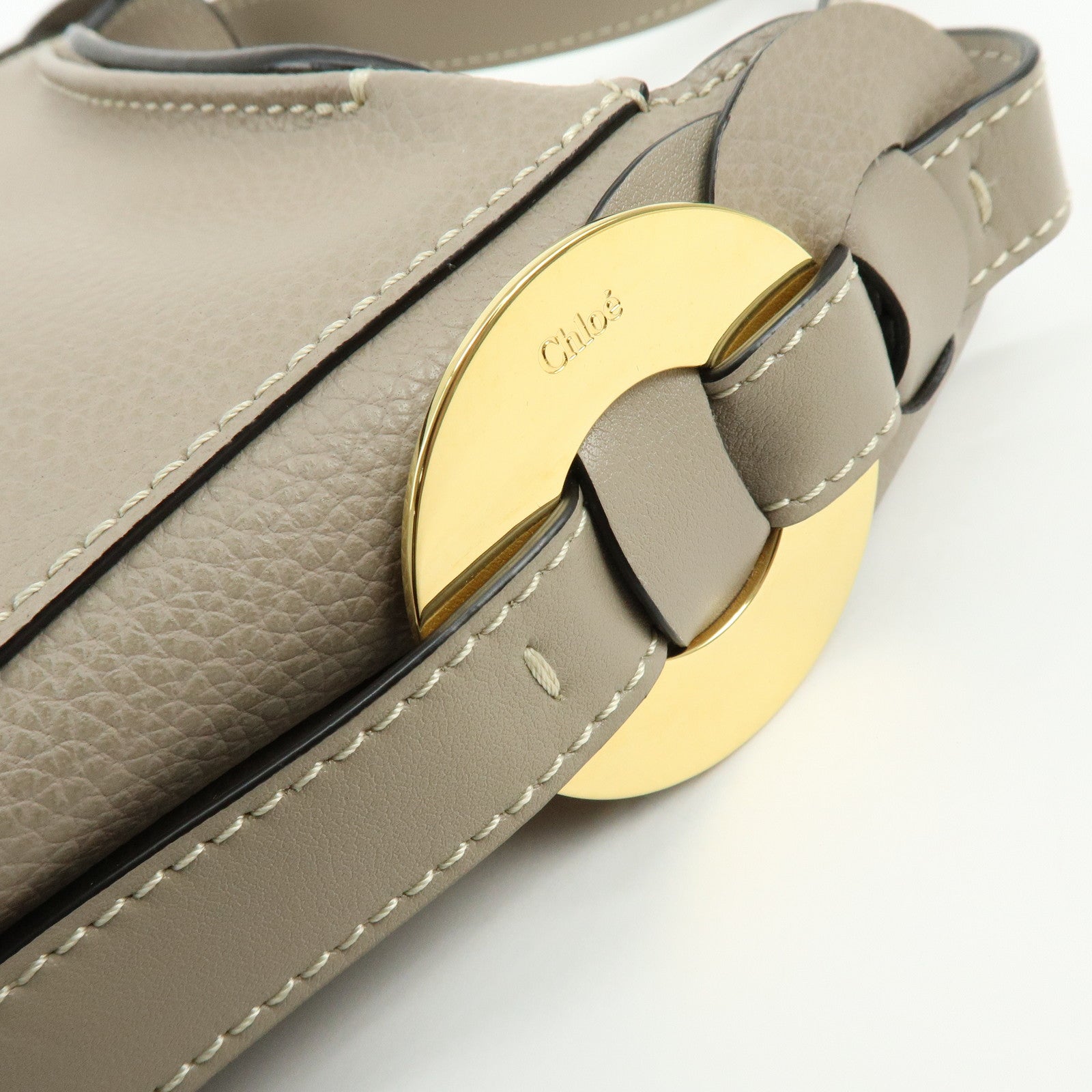 Chloe Darryl Calf Leather Shoulder Bag Crossboday Bag Greige