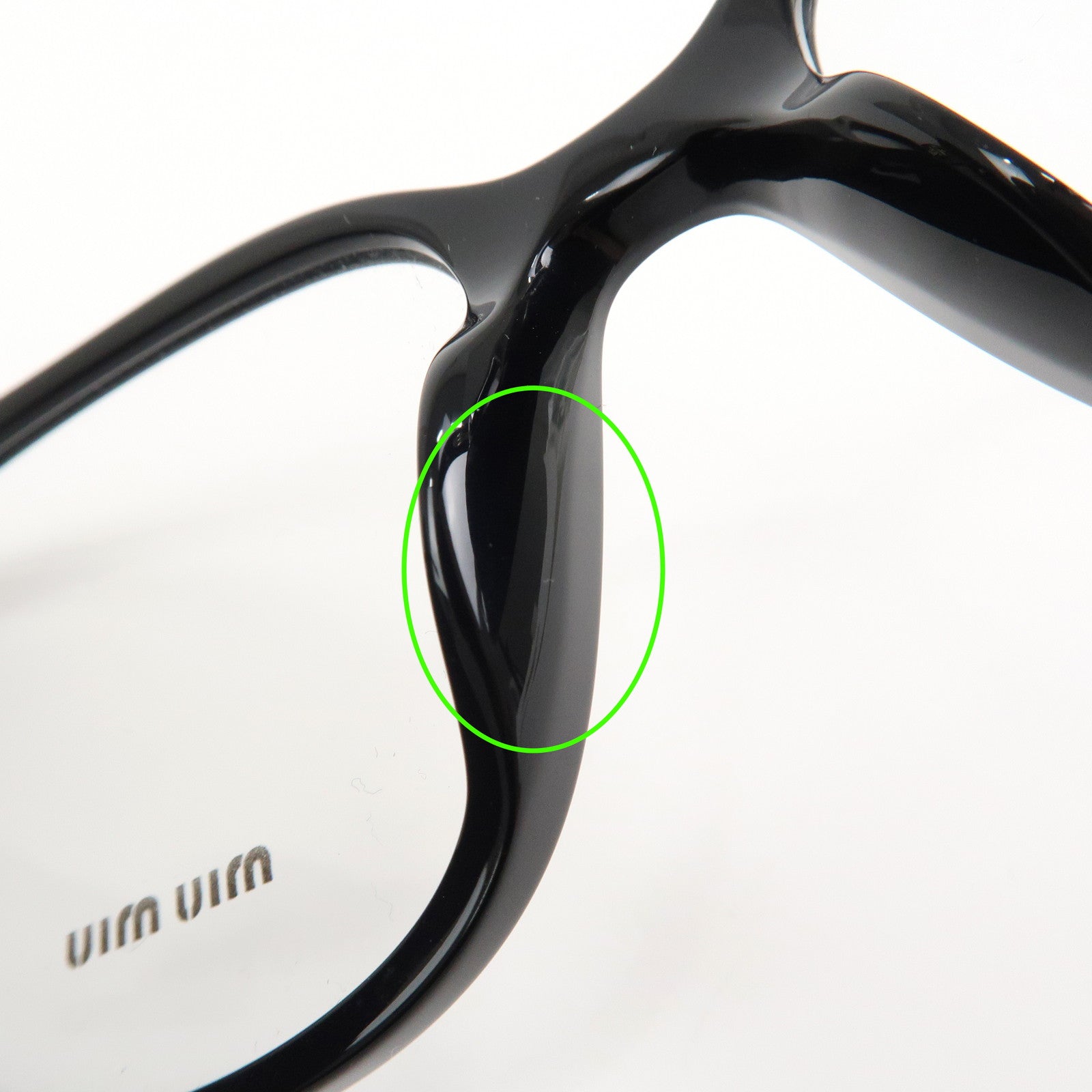 MIU MIU Plastic Sunglasses VMU 02V 54□19 1AB-101 145 Black