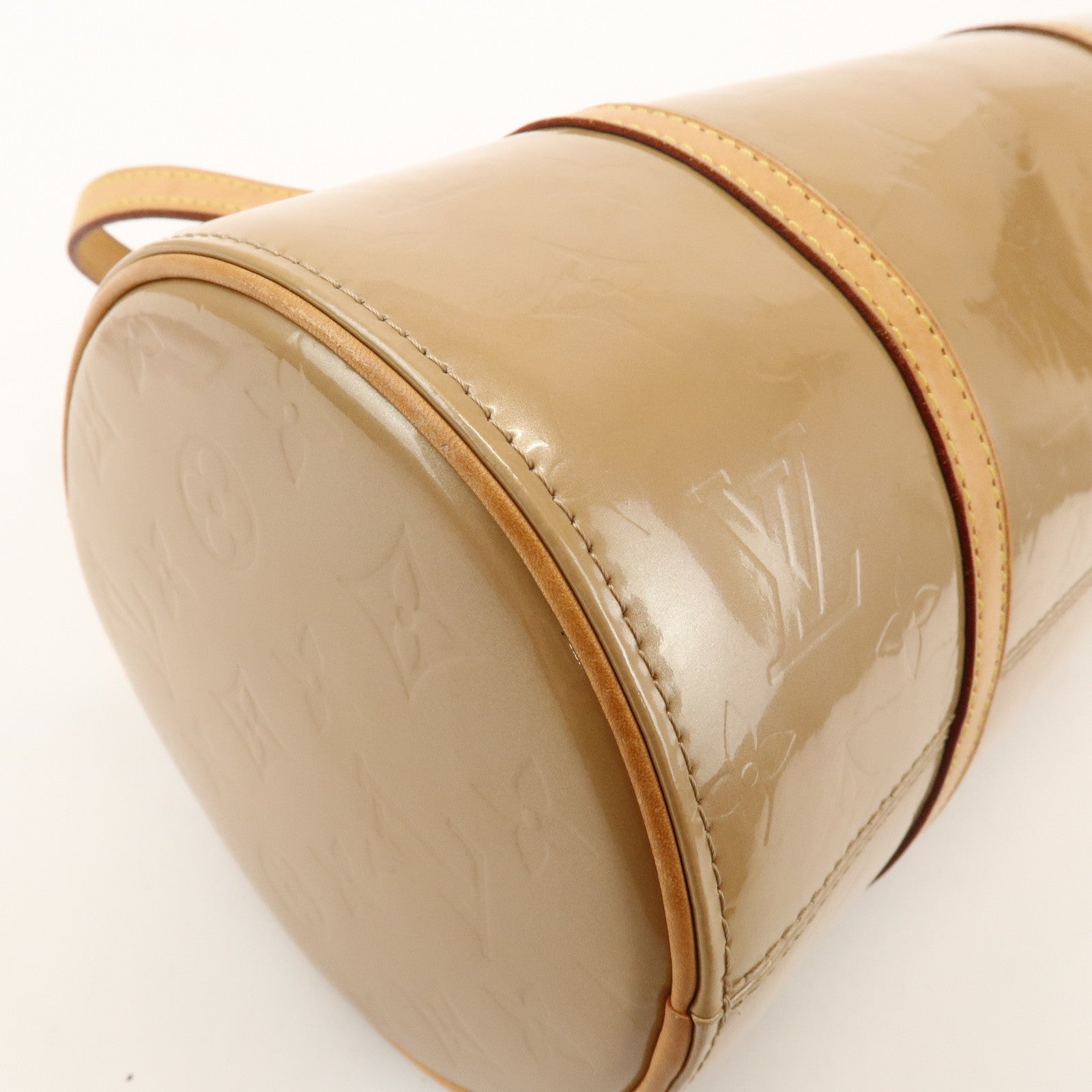 Louis Vuitton Monogram Vernis Bedford Hand Bag Noisette M91329