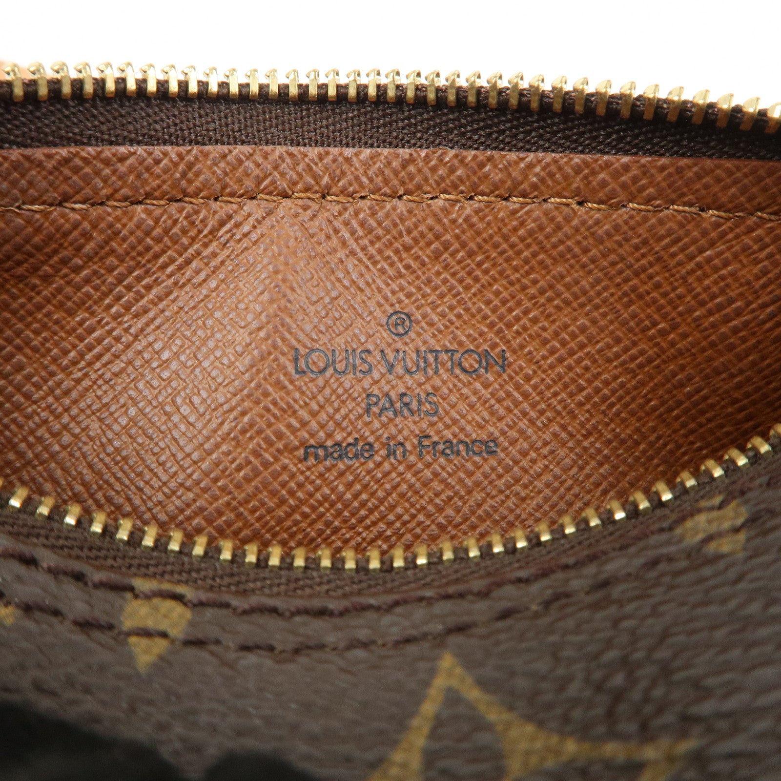 Louis Vuitton Monogram Set of 2 Mini Pouch for Papillon Bag Brown