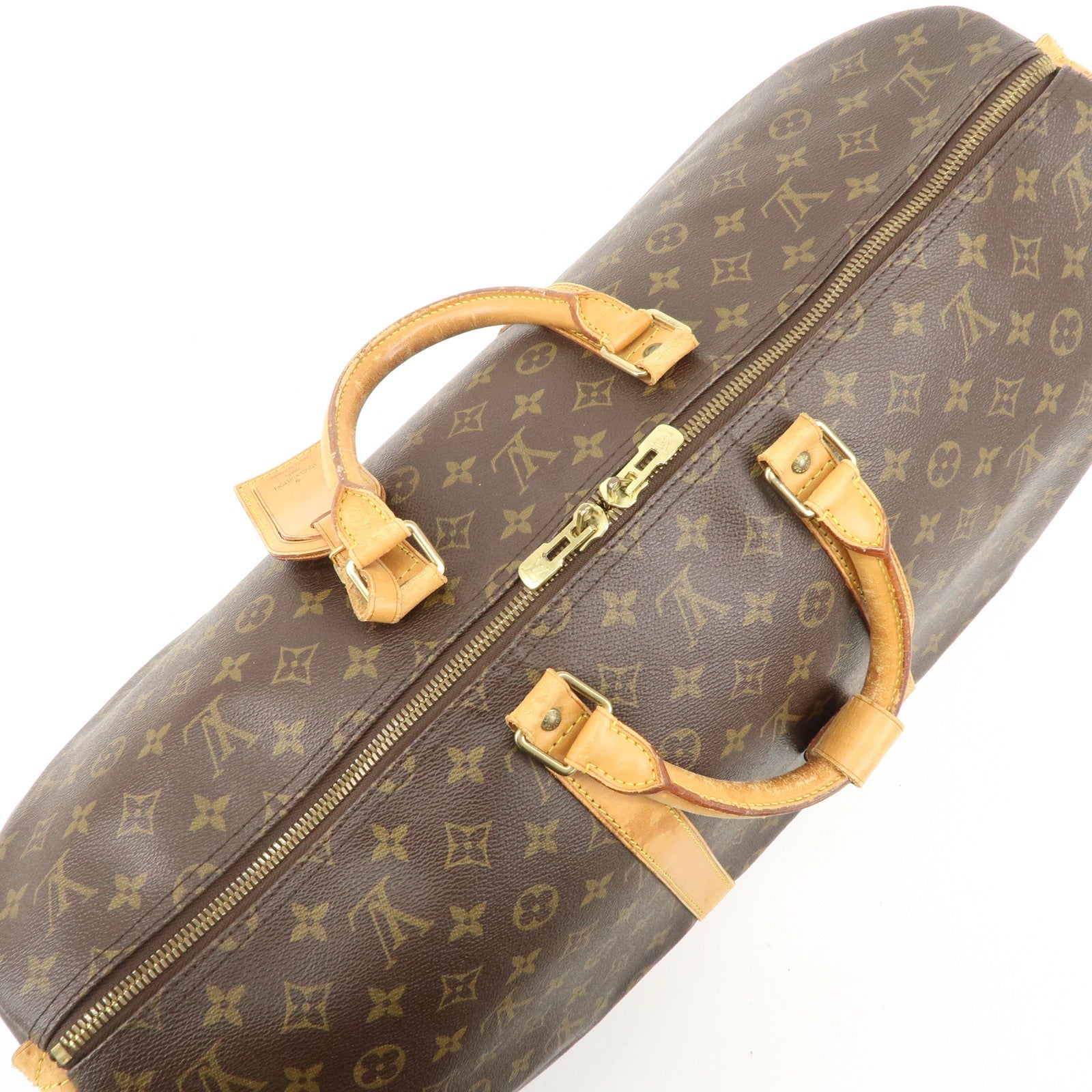 Louis Vuitton Monogram Keep All 55 Boston Bag Travel Bag M41424 Used