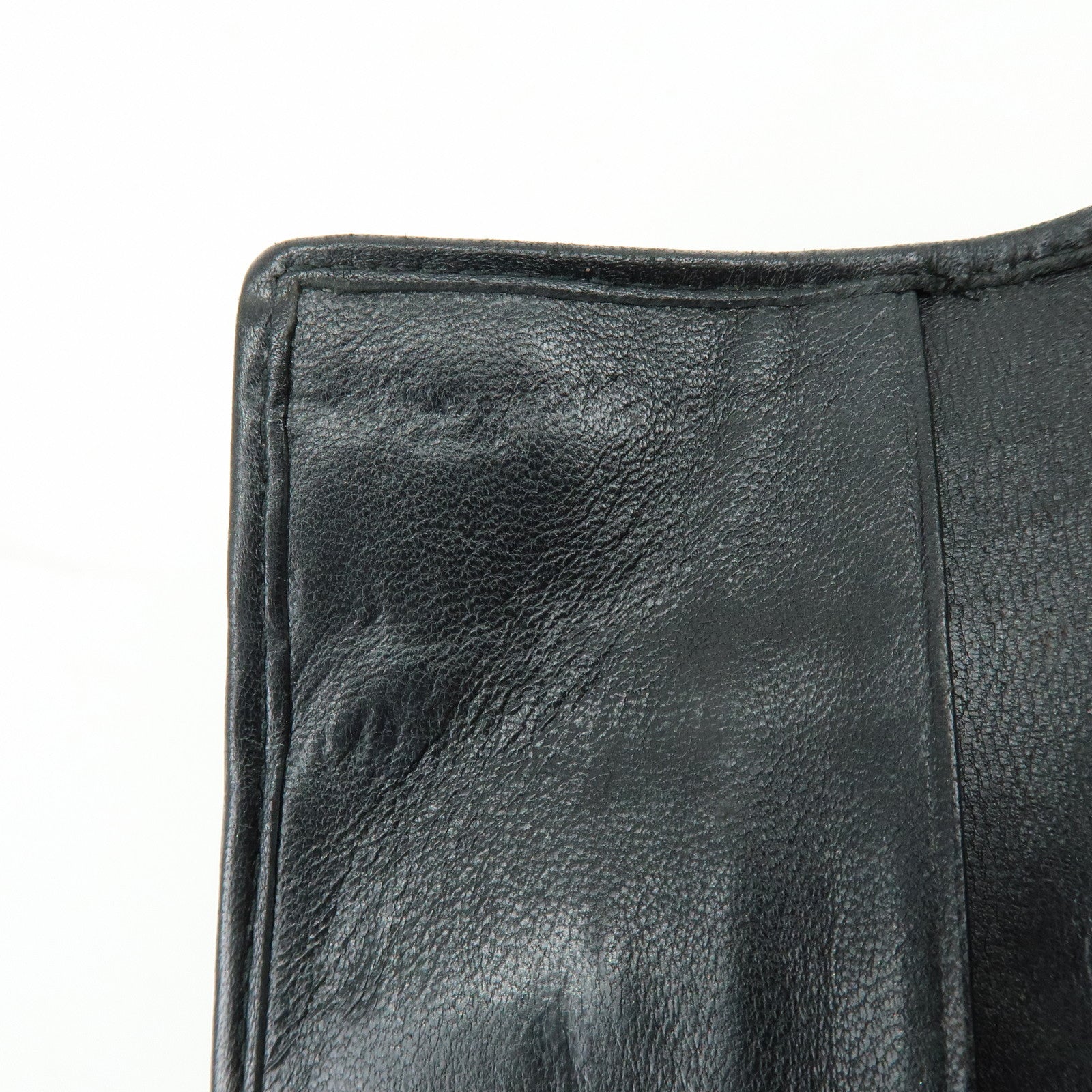 MIU MIU Set of 3 Leather Wallet Key Case Pink Black Light Brown