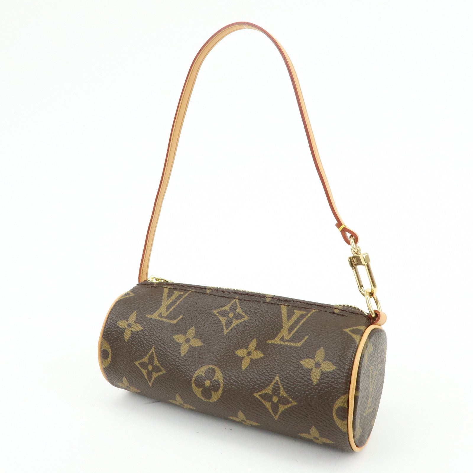 Louis Vuitton Monogram Canvas Mini Pouch for Papillon Bag Brown