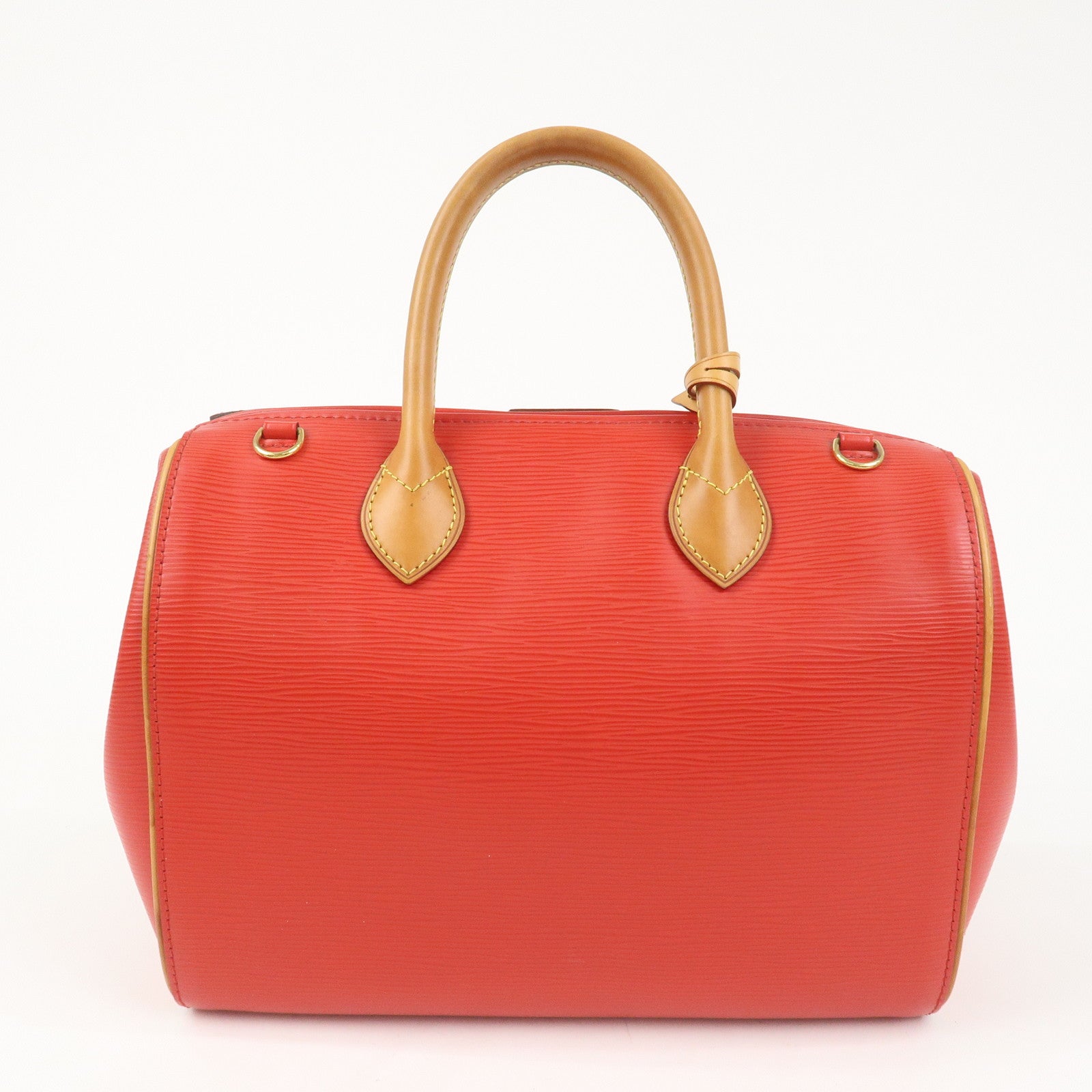 Louis Vuitton Epi Leather Dock PM Hand Bag Coquelicot M93246