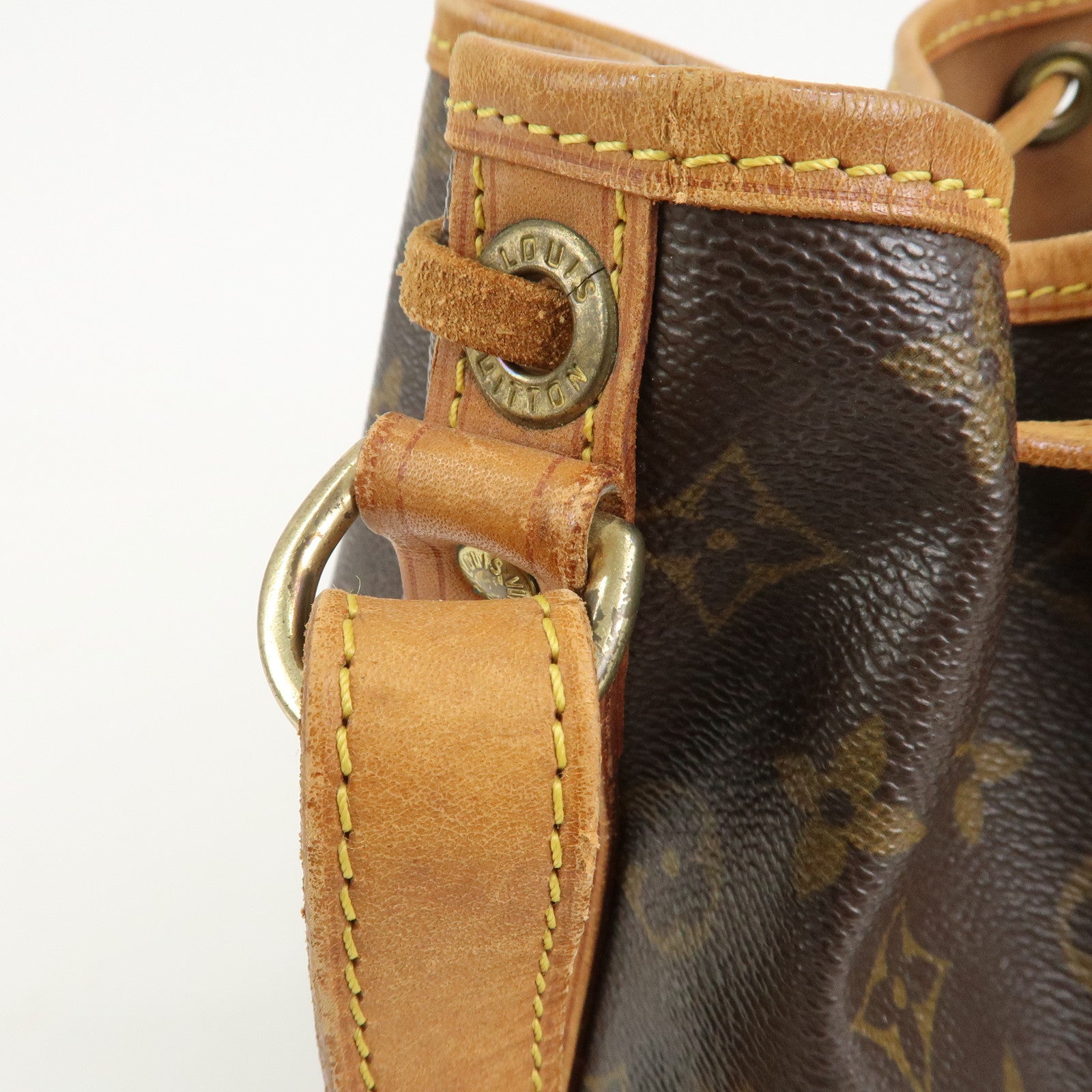 Louis Vuitton Monogram Petit Noe Shoulder Bag Brown M42226
