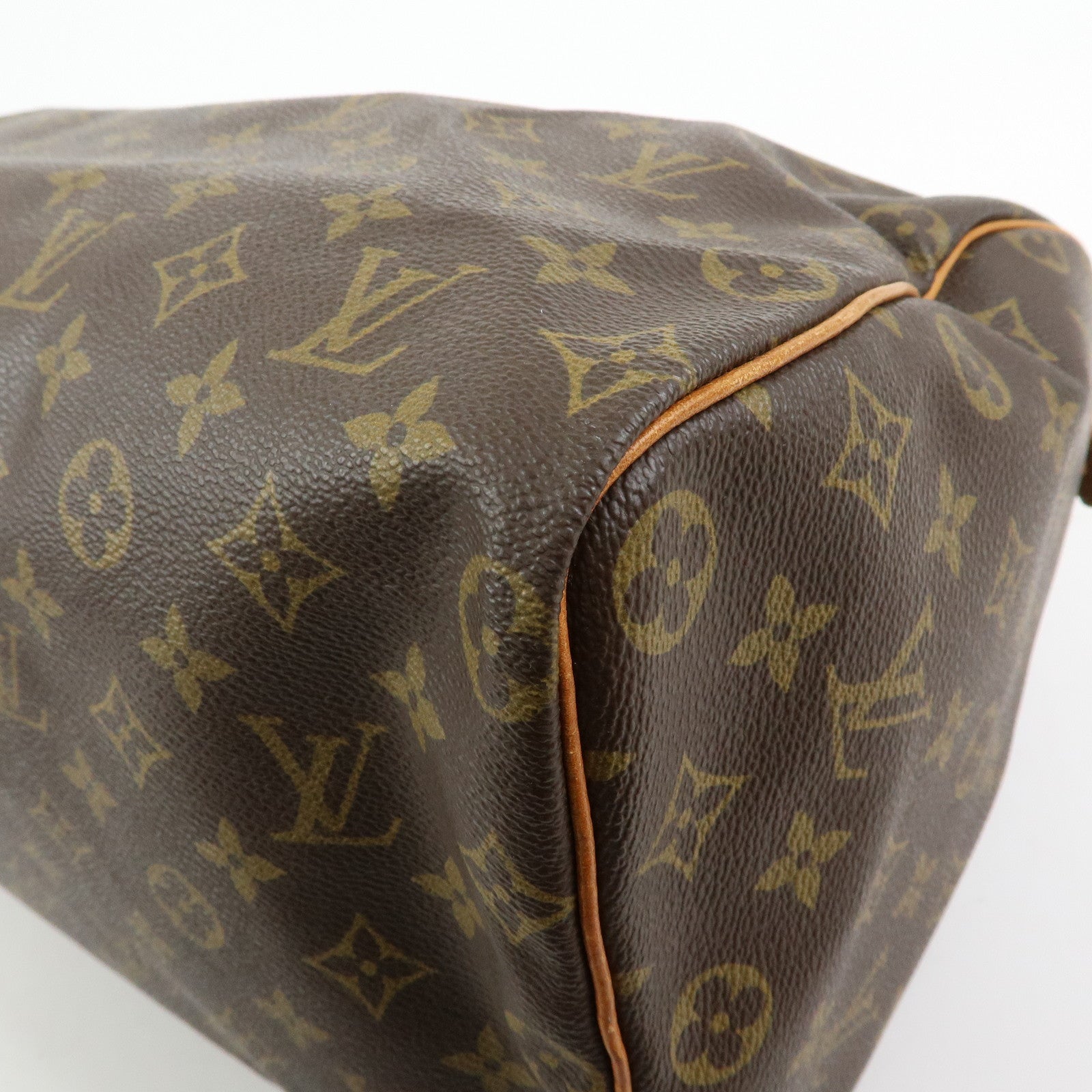 Louis Vuitton Monogram Speedy 40 Hand Bag Boston Bag Brown M41522