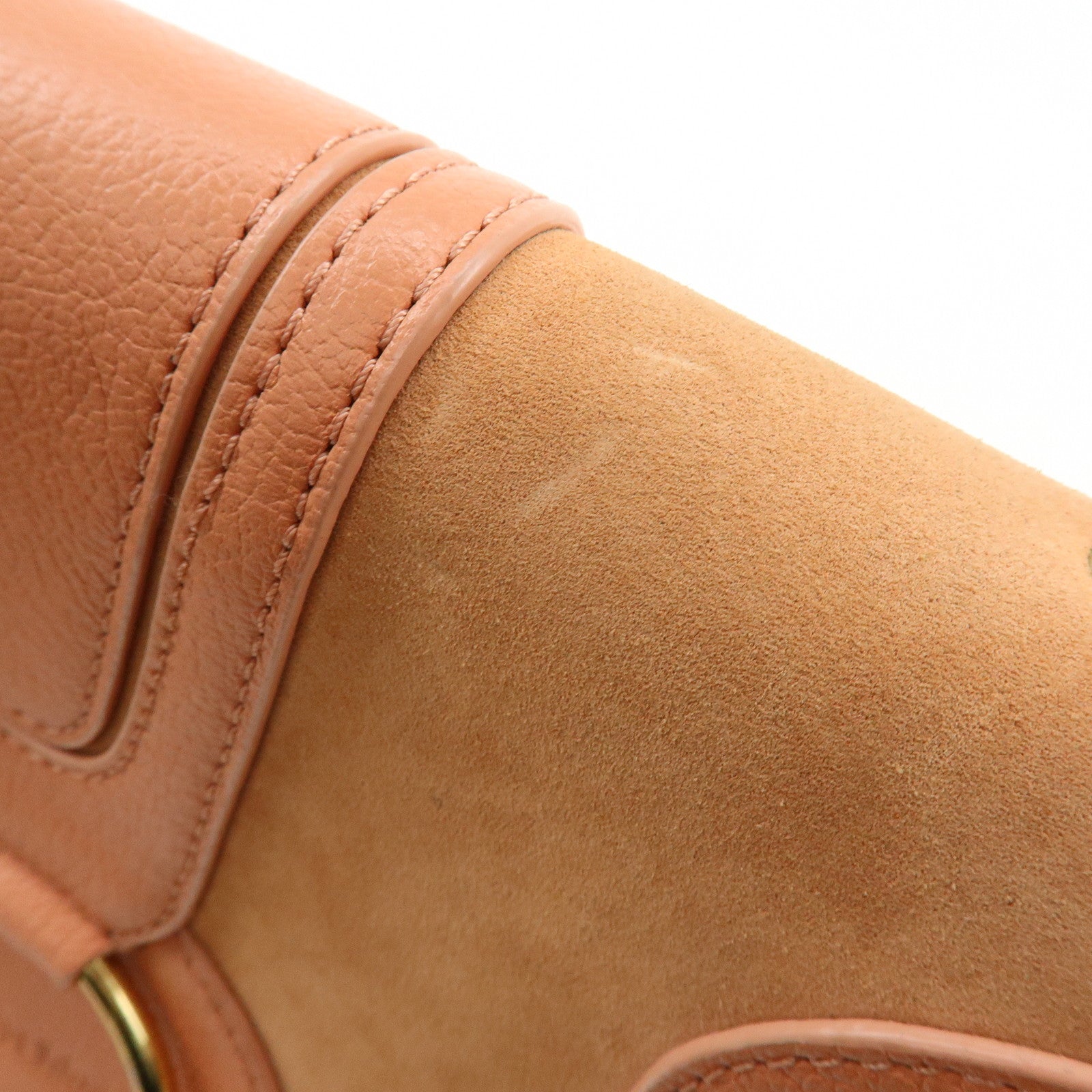 Chloe See By Chloe Joan Suede Leather Shoulder Crossbody Bag Pink