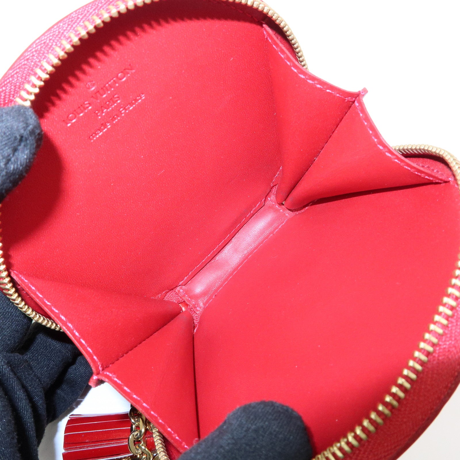 Louis Vuitton Monogram Vernis Leather Portemonnaie Lapin Coin Case