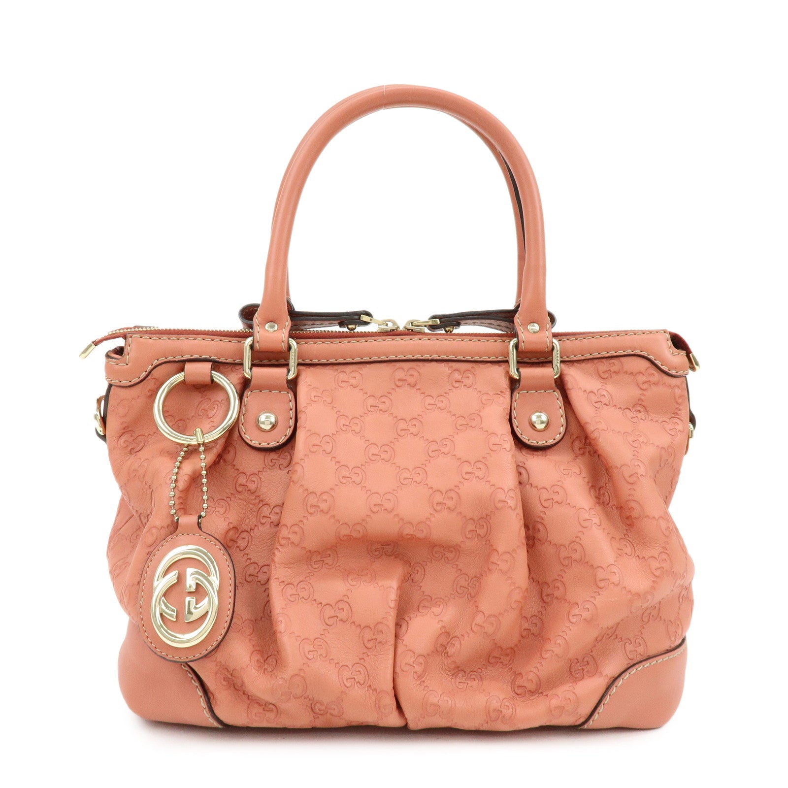 GUCCI Interlocking G Guccissima Leather 2Way Shoulder Bag 247902