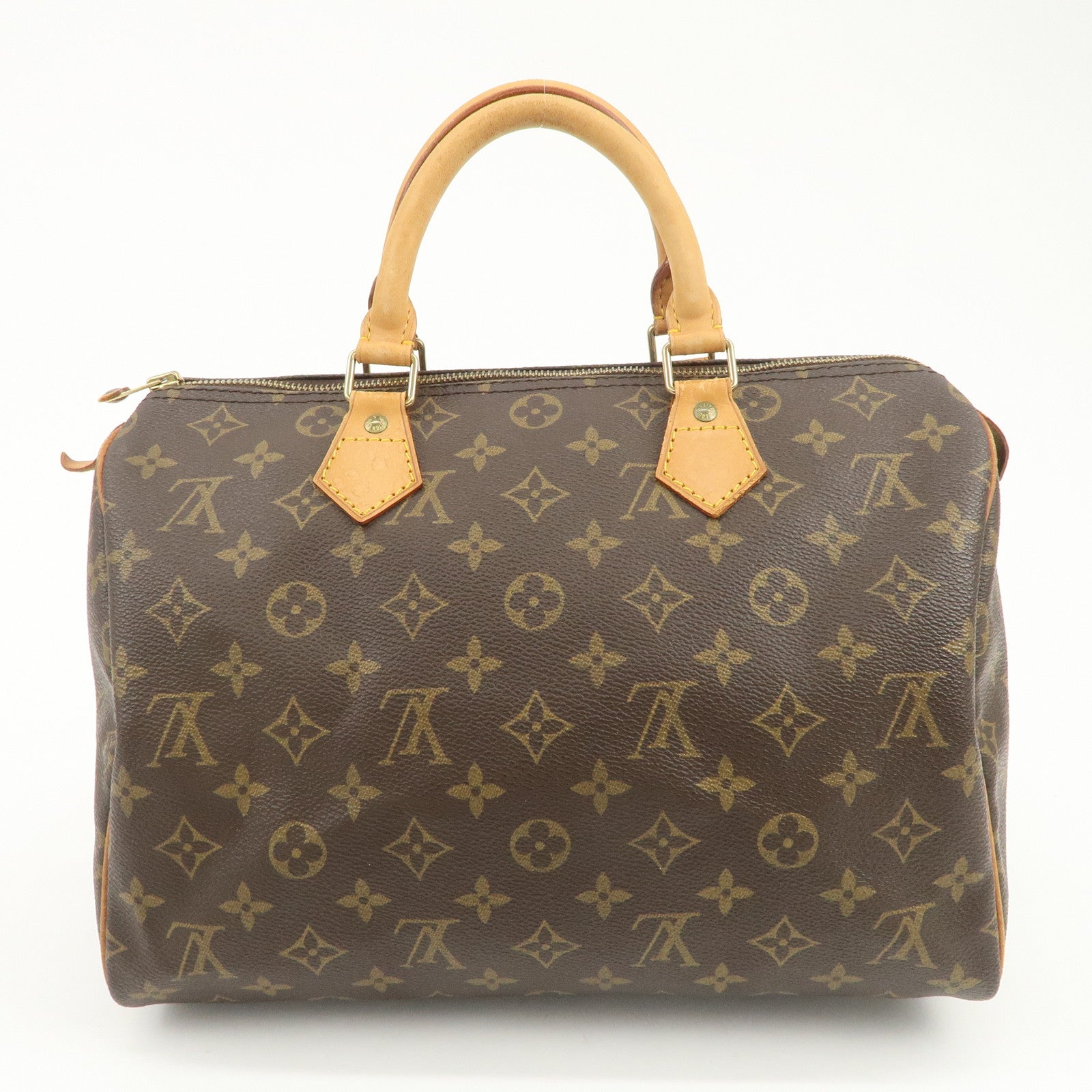 Louis Vuitton Monogram Speedy 30 Boston Bag Hand Bag Brown M41526